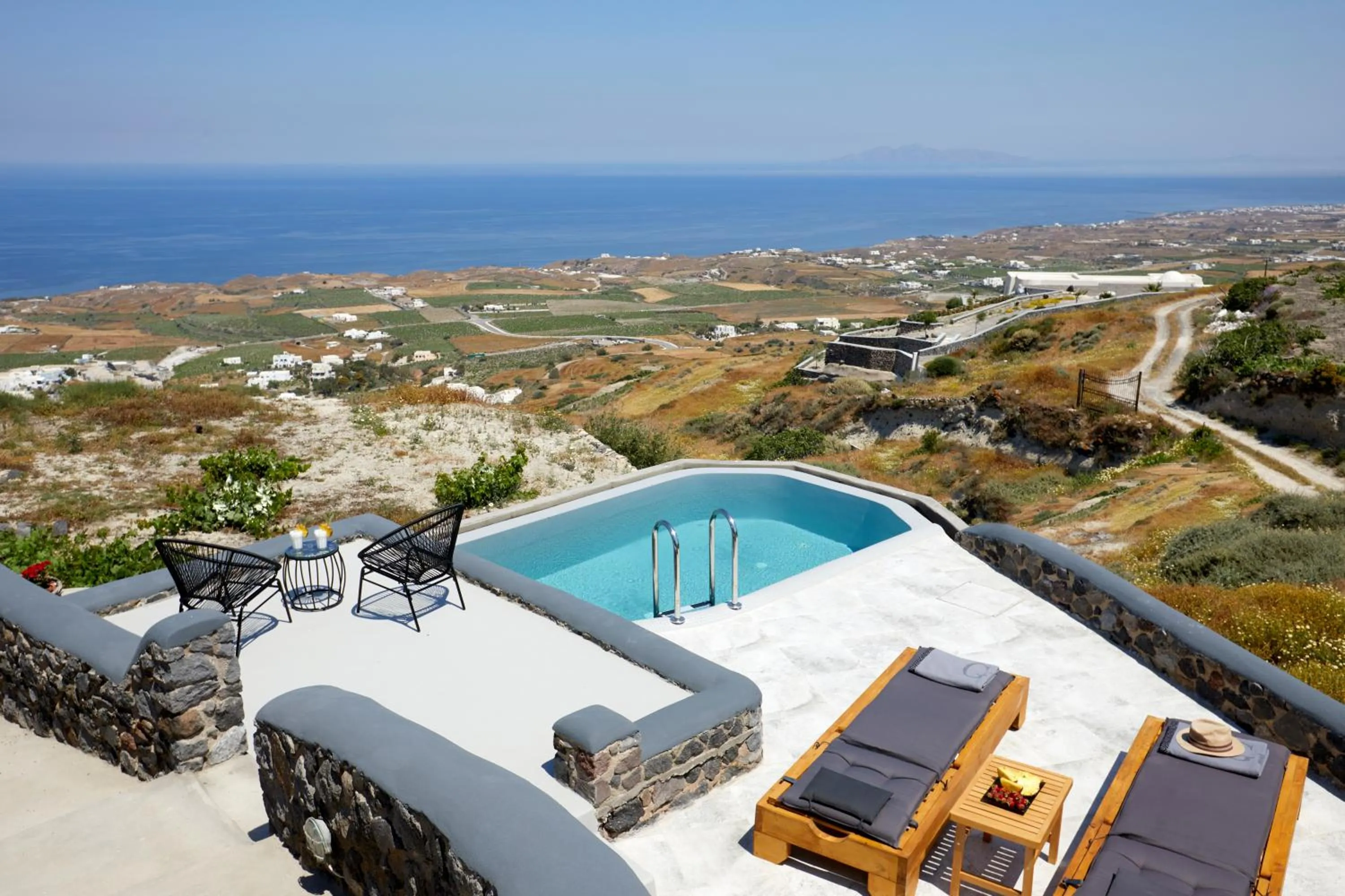 Bird's eye view in El Verano Suites