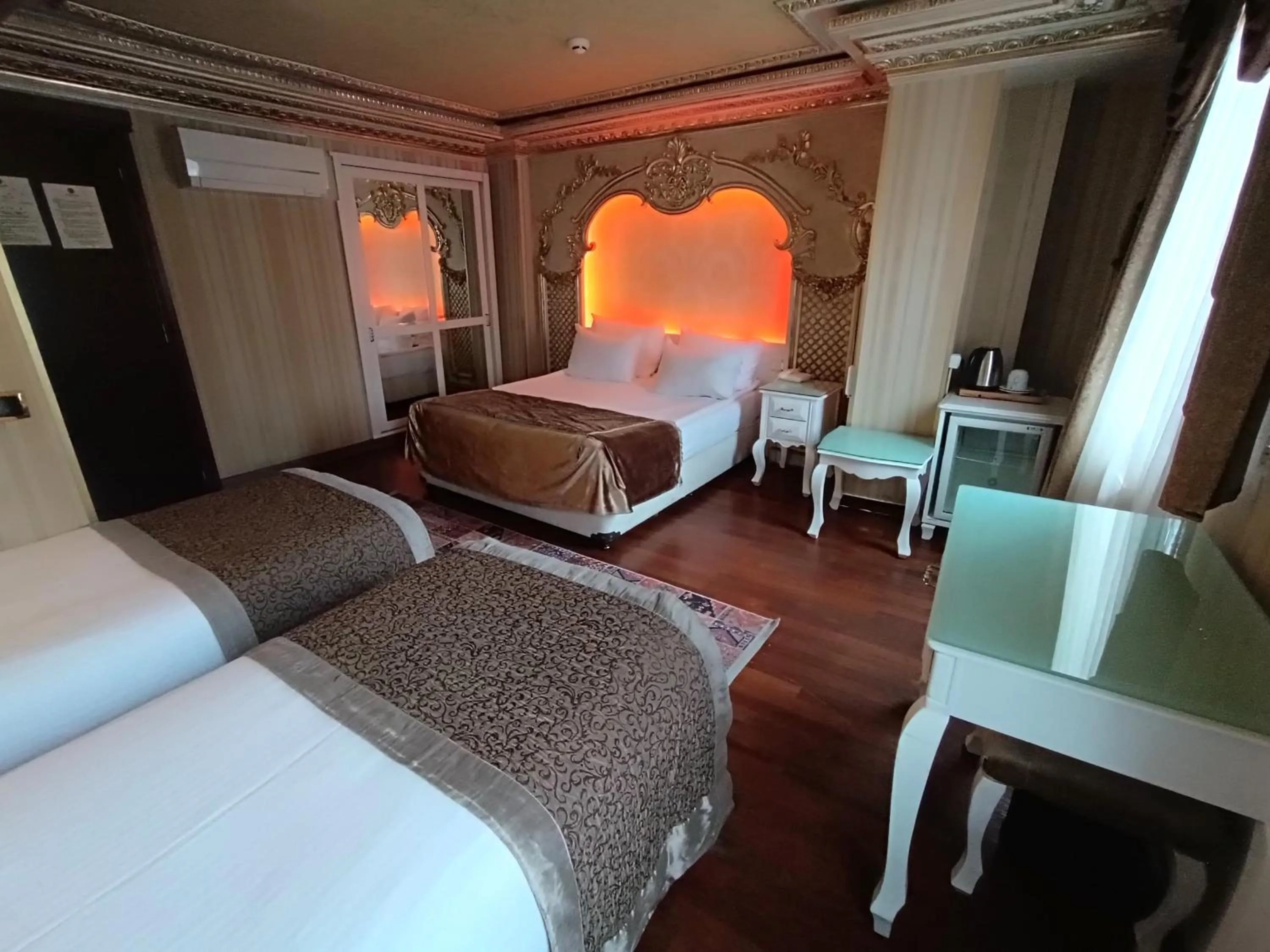 Bed in Golden Horn Hotel