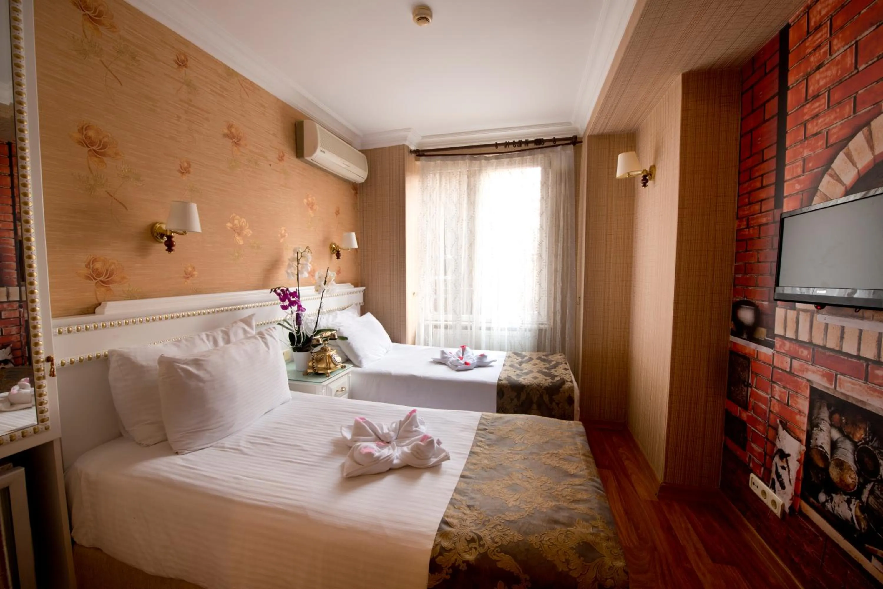 Bed in Golden Horn Hotel