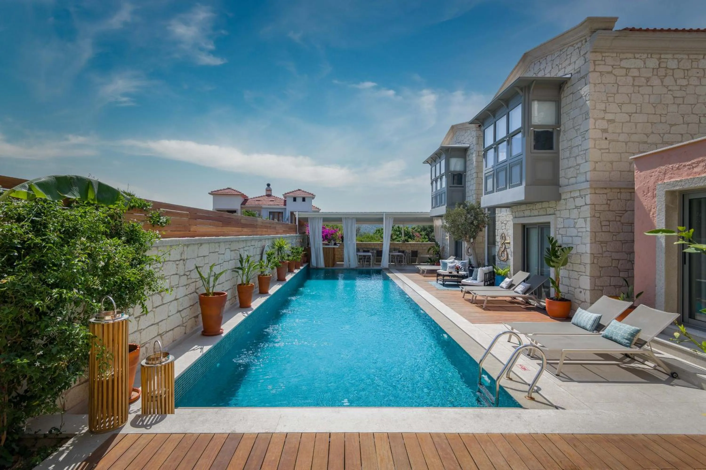 Seating area in Muse Alaçatı