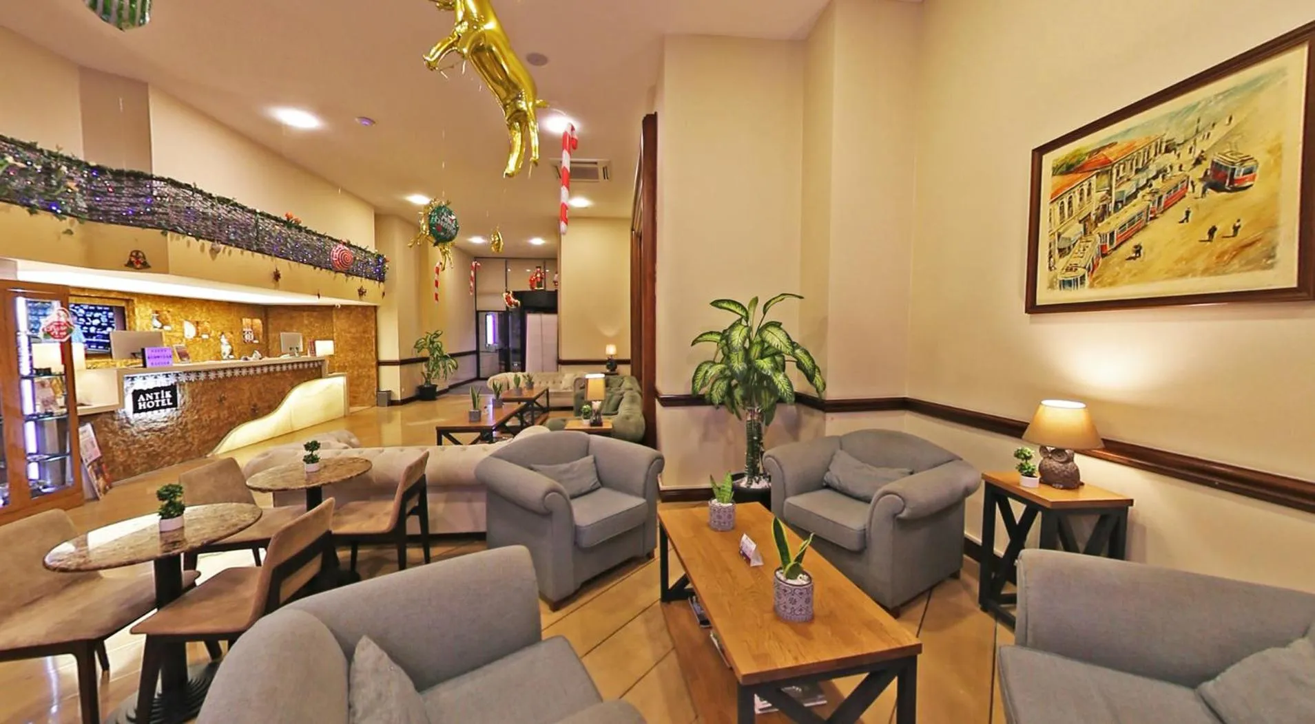 Lobby or reception in Antik Hotel Istanbul