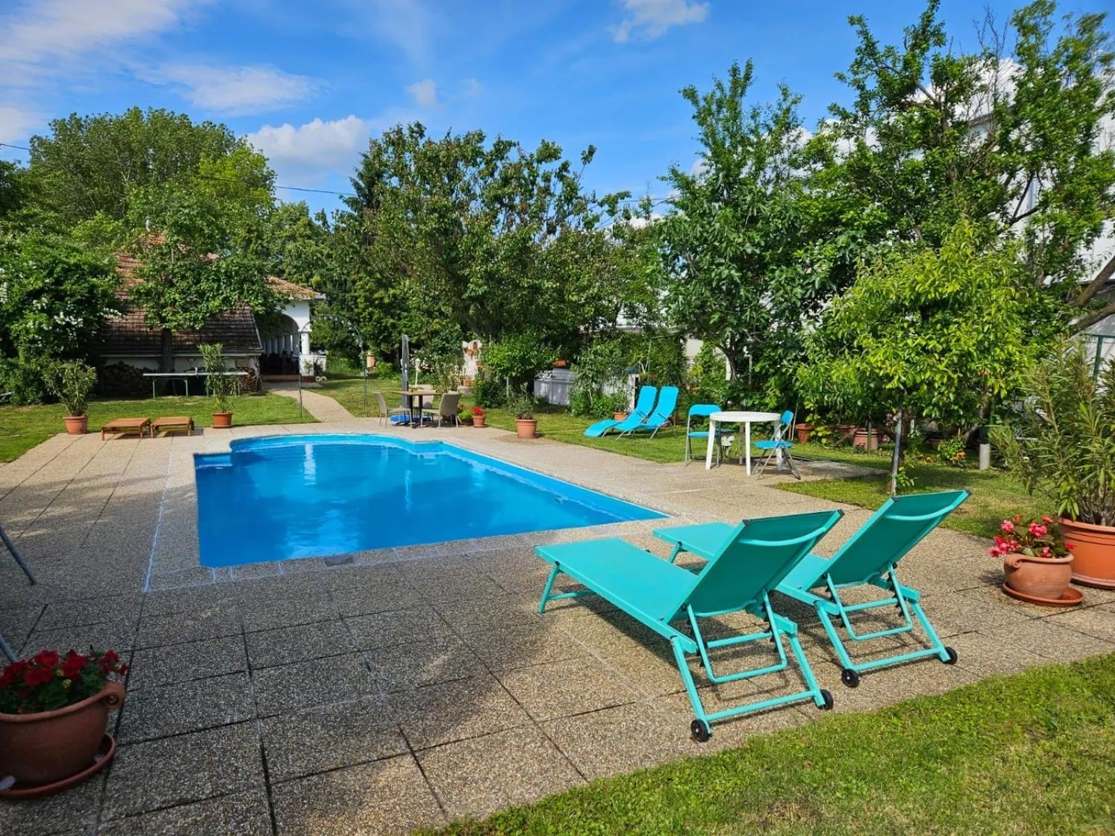 Garden in Penzión Emese