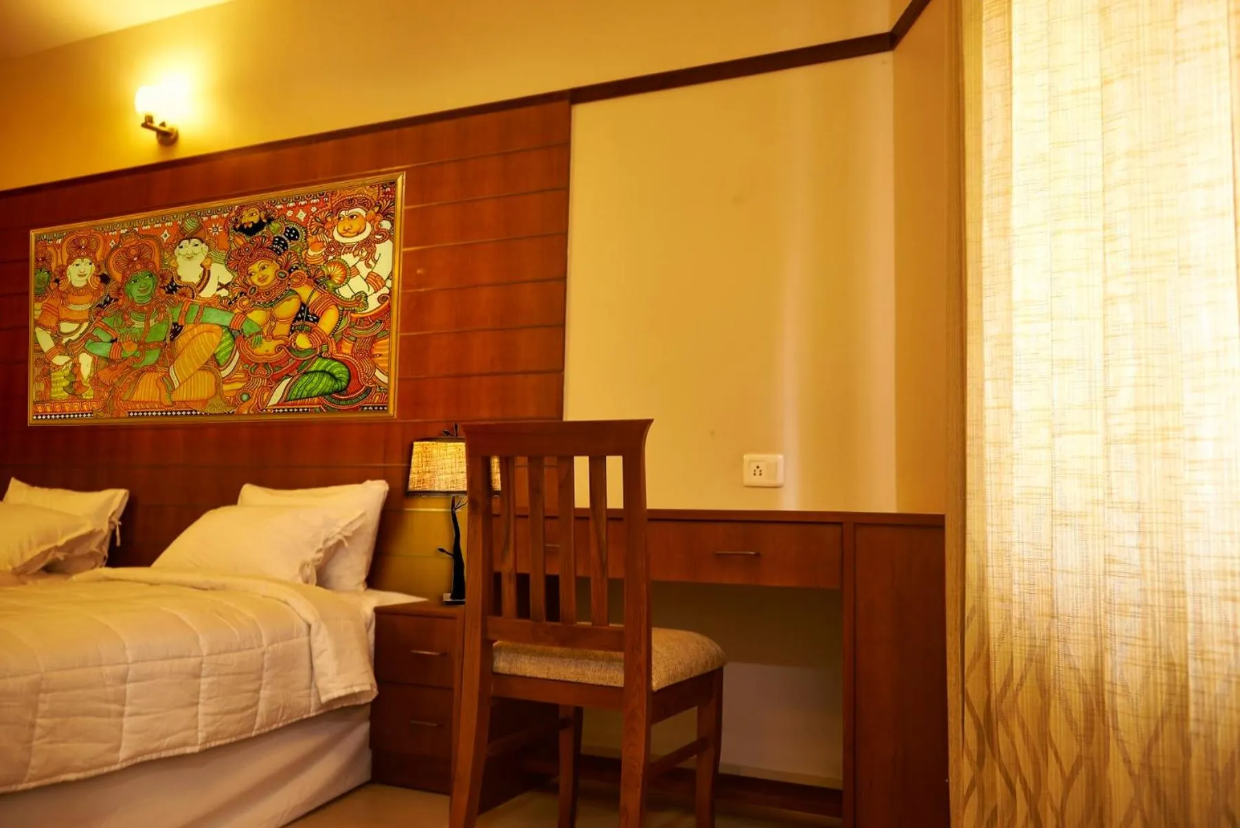 Photo of the whole room, Bed in Srivar Hotels
