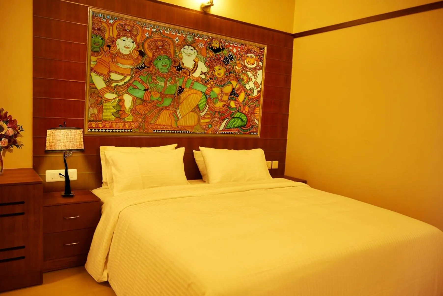 Photo of the whole room, Bed in Srivar Hotels