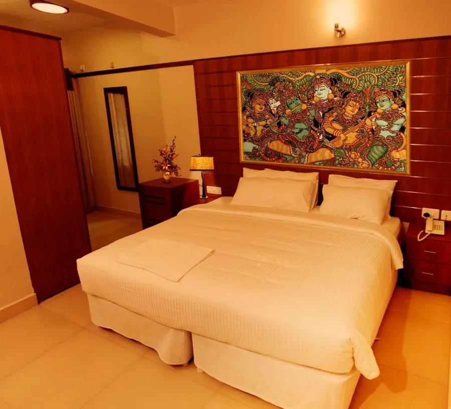 Photo of the whole room, Bed in Srivar Hotels