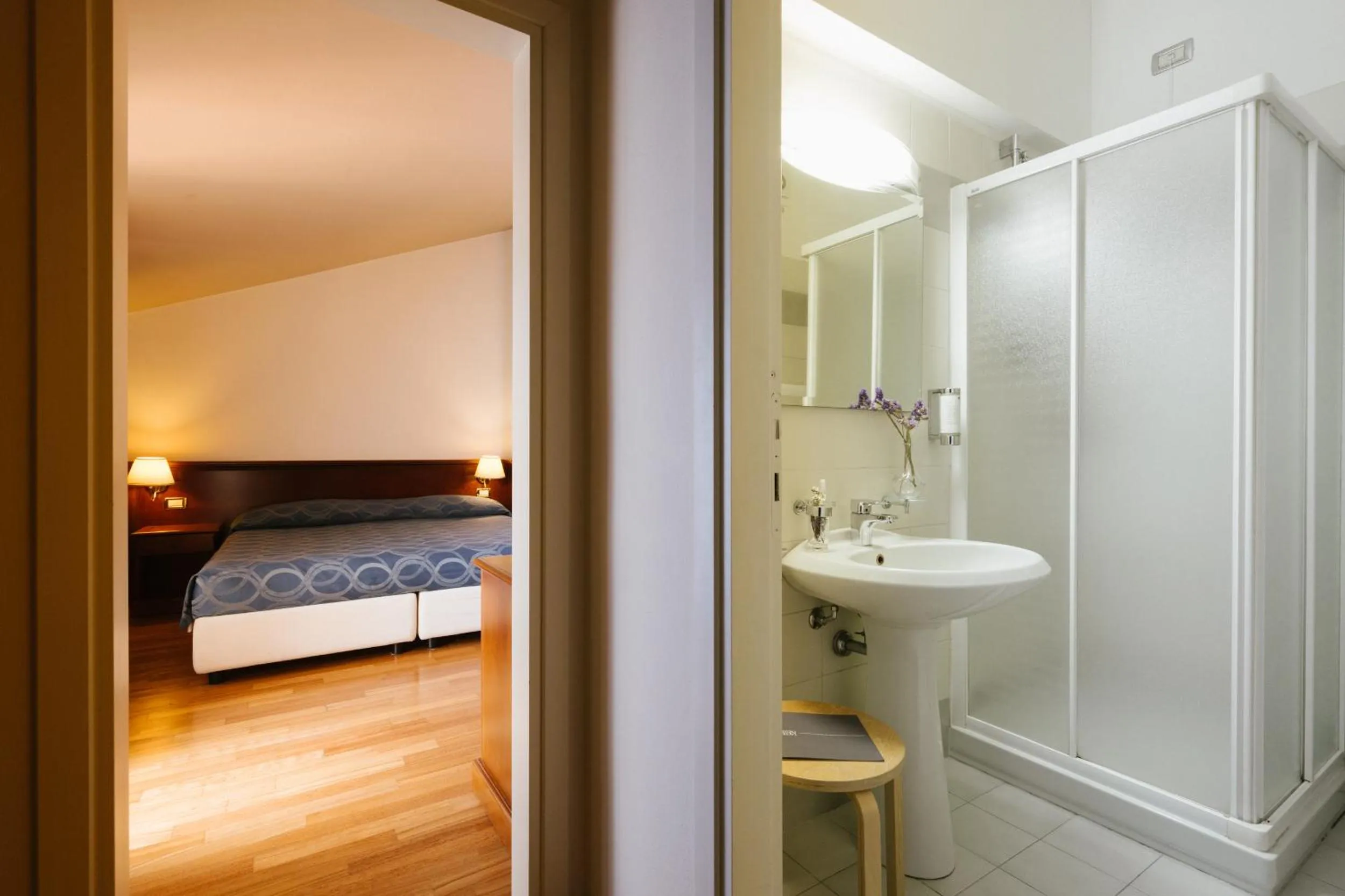 Bathroom, Bed in Centro Paolo VI