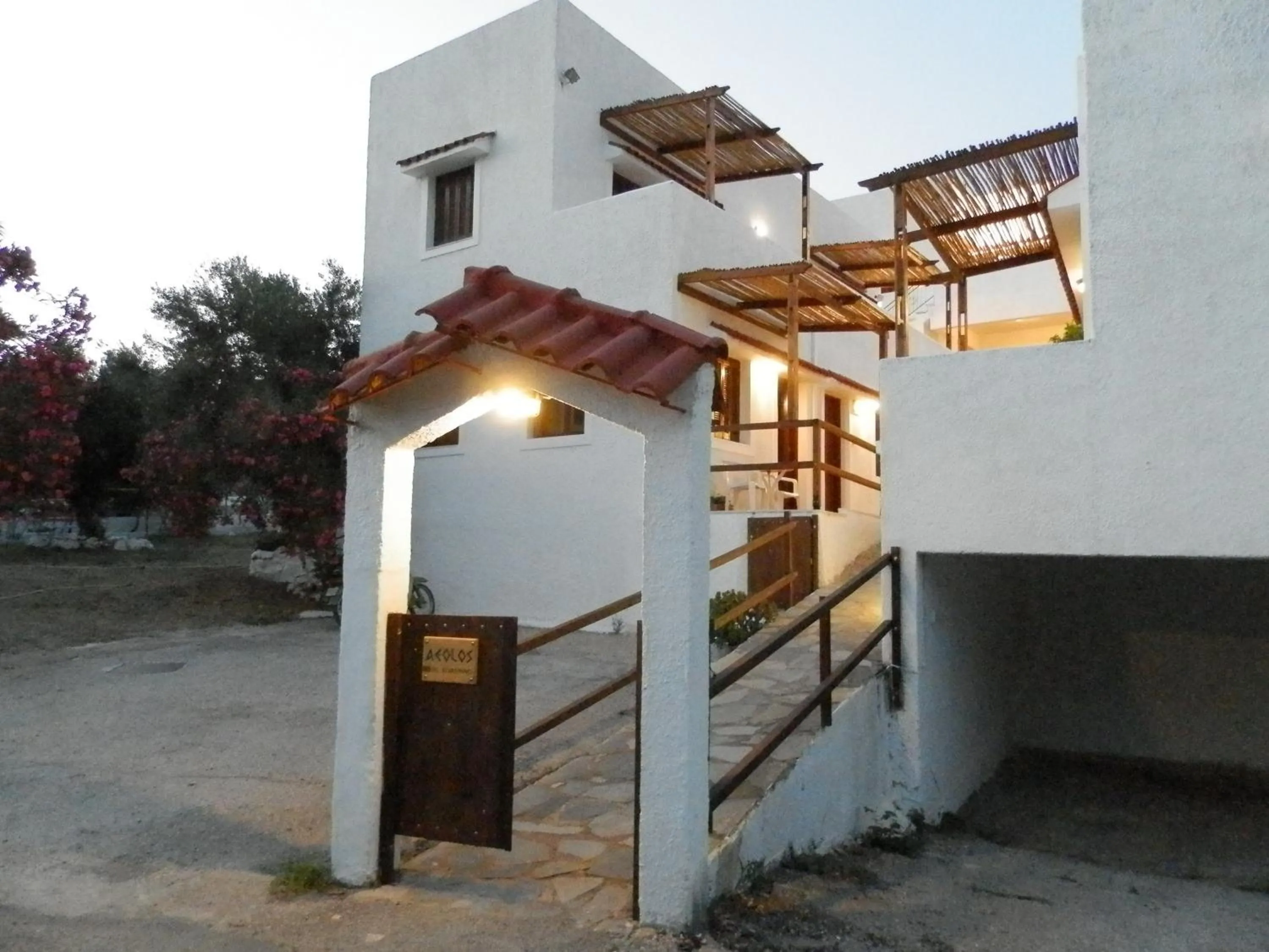 Facade/entrance in Aeolos Hotel Apartments