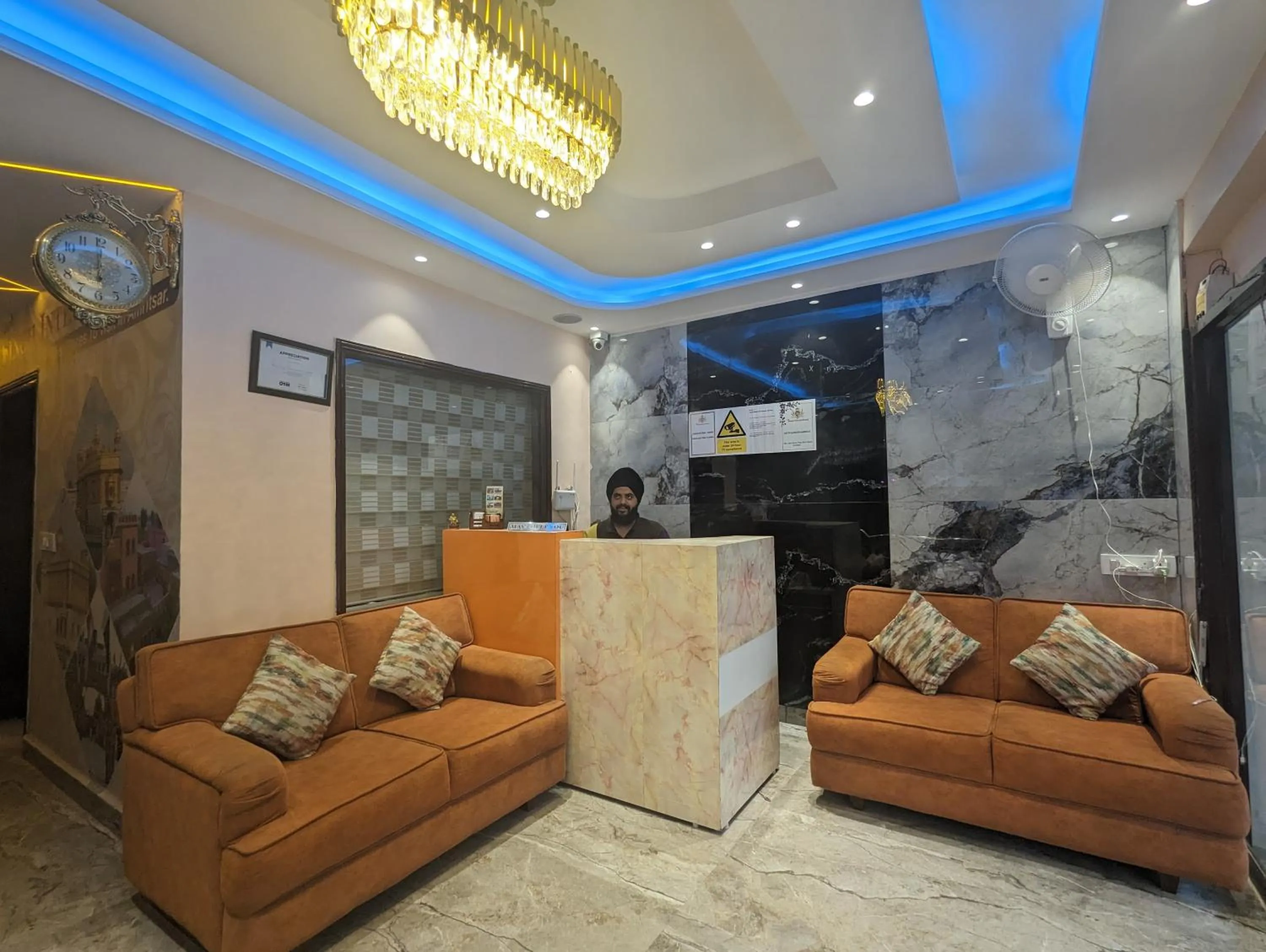 Lobby or reception in Hotel Singh International, Amritsar