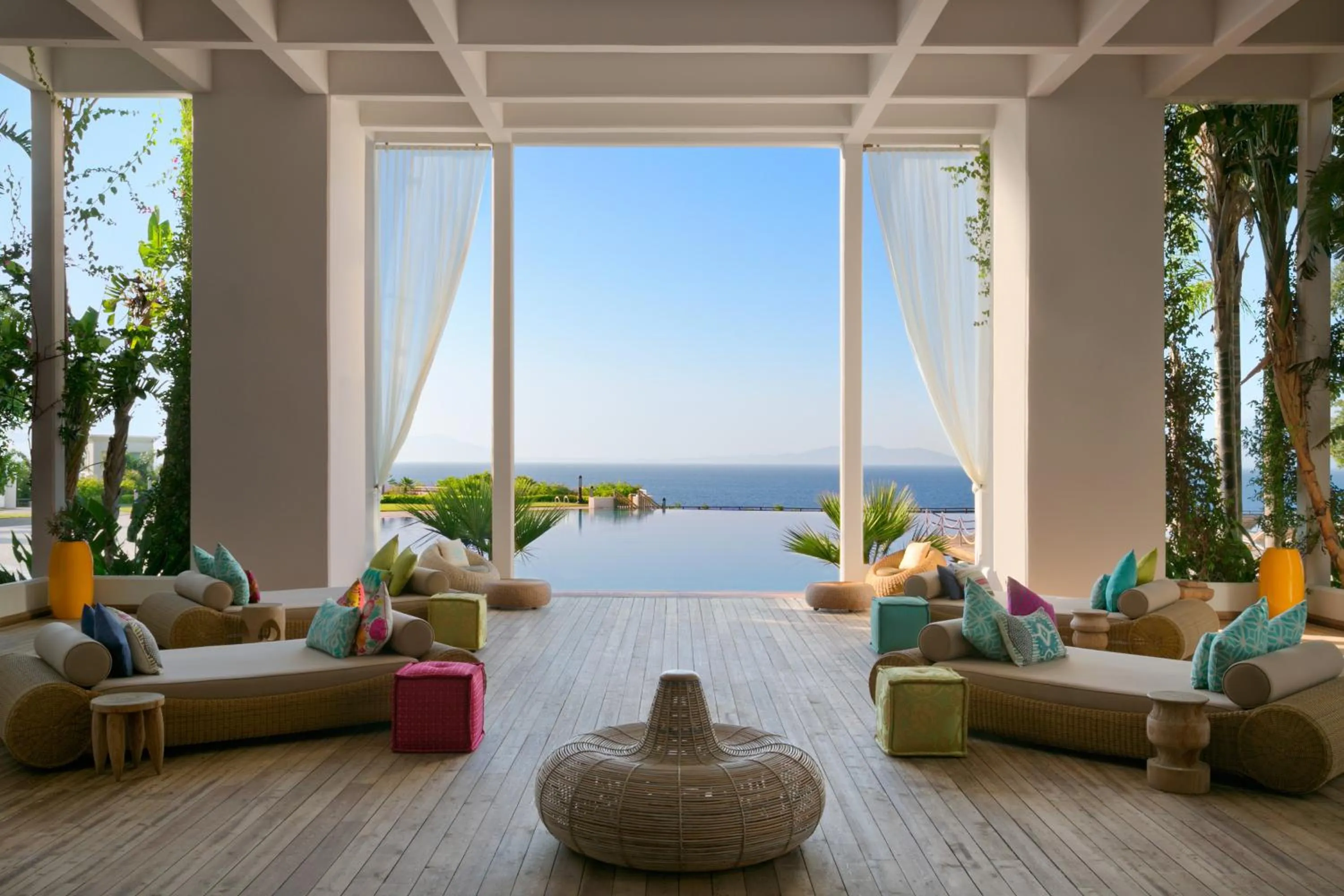 Patio in Kempinski Hotel Barbaros Bay Bodrum