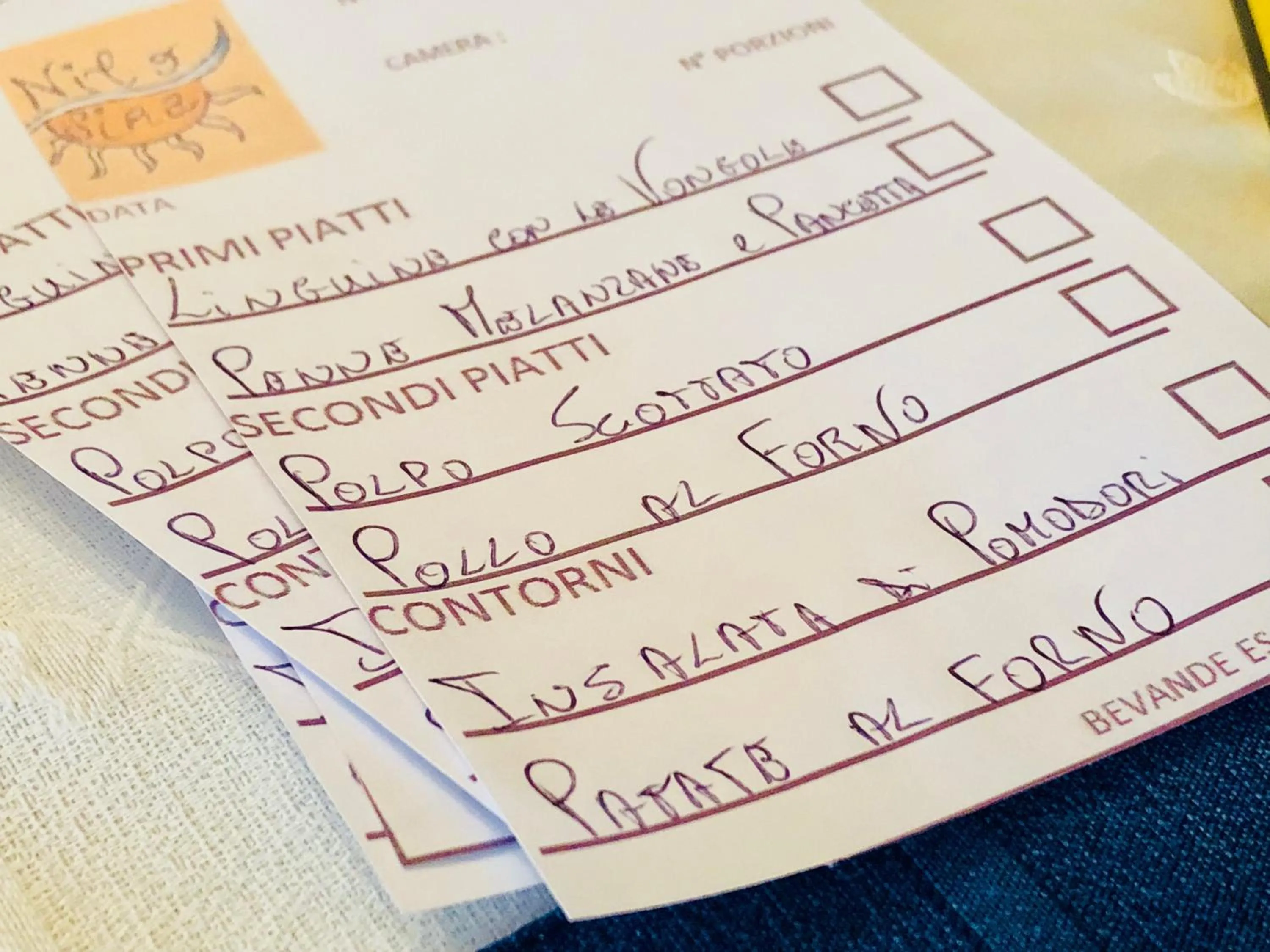 Food close-up in B&B NiloSira