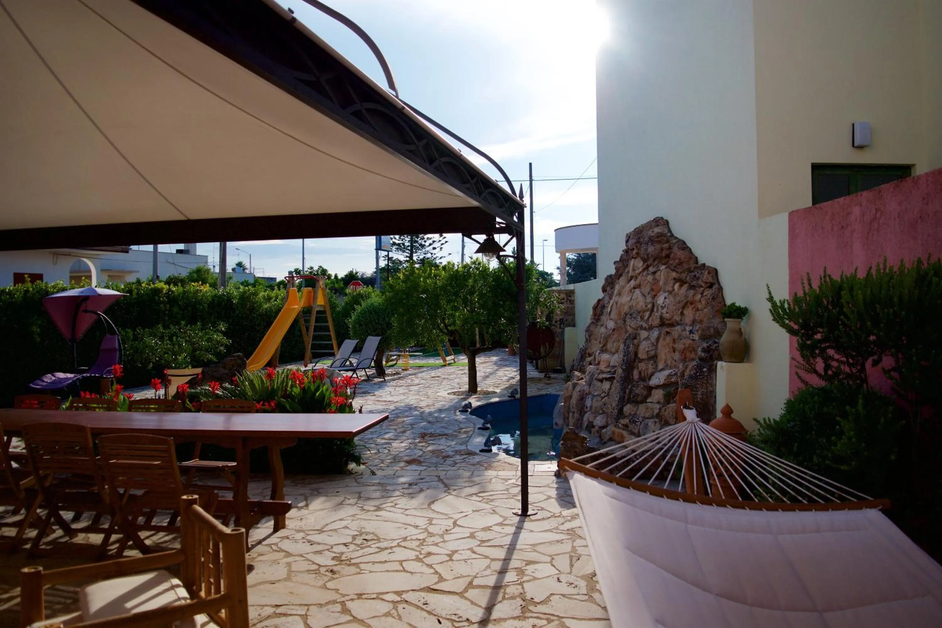 Patio in B&B NiloSira