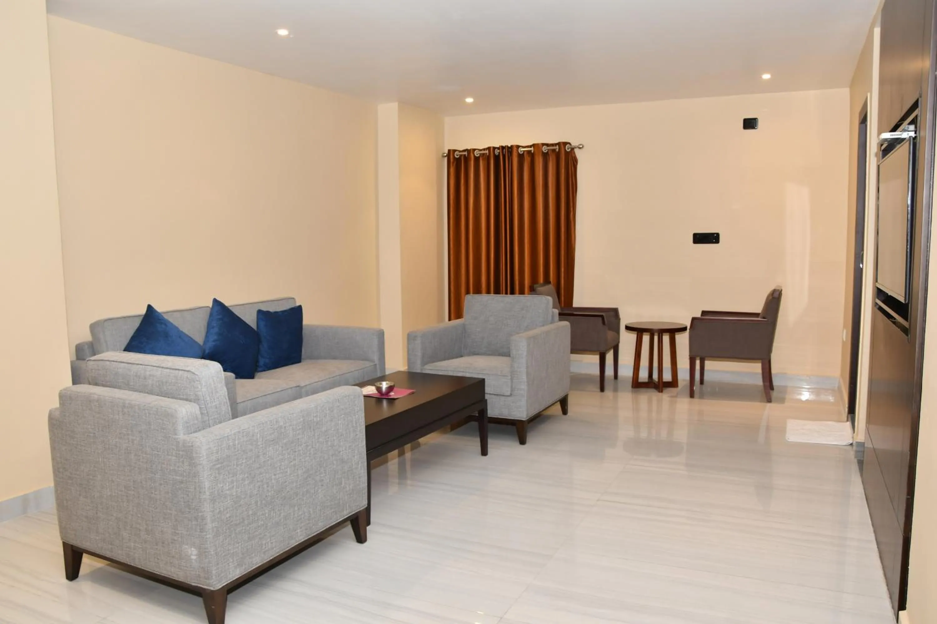 Seating area in Chinmaye Inn