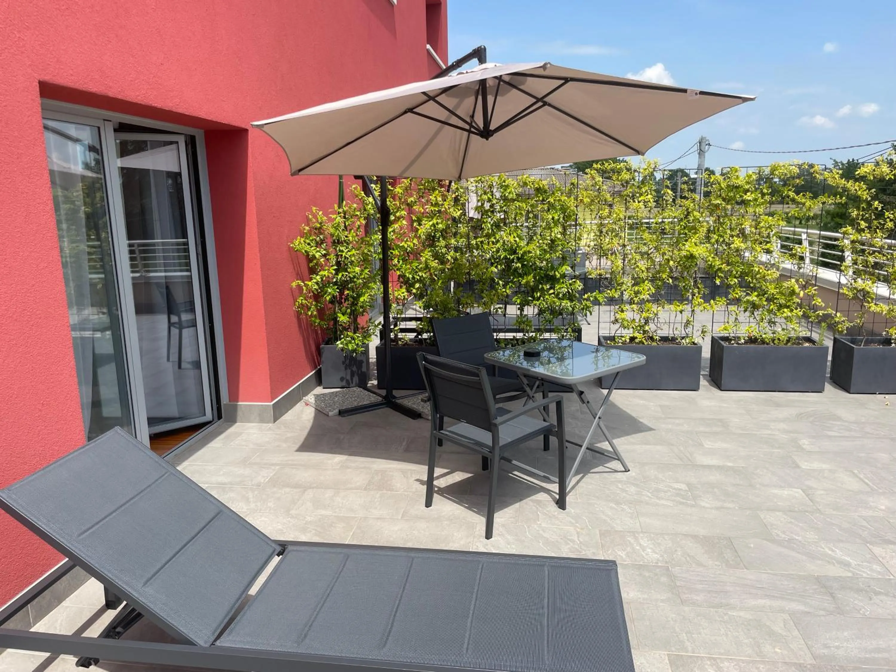 Balcony/Terrace in Torre Antica Venice Airport Hotel
