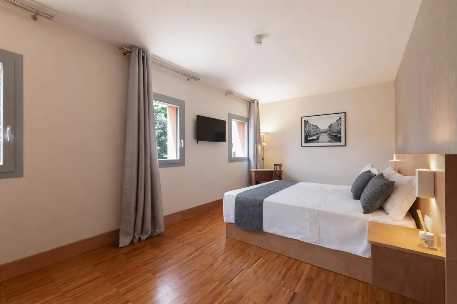 Bed in Torre Antica Venice Airport Hotel