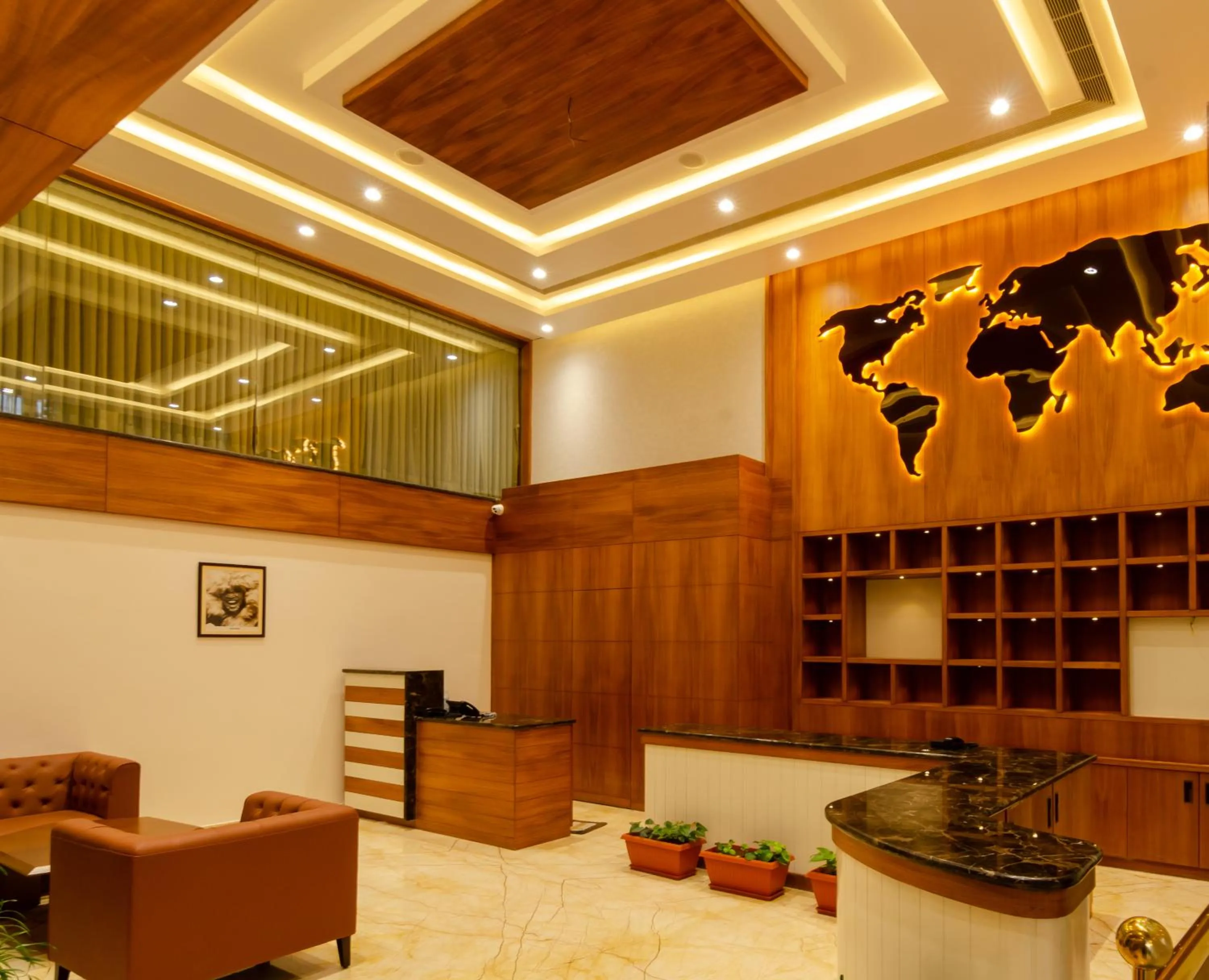 Lobby or reception in Chithara Comforts