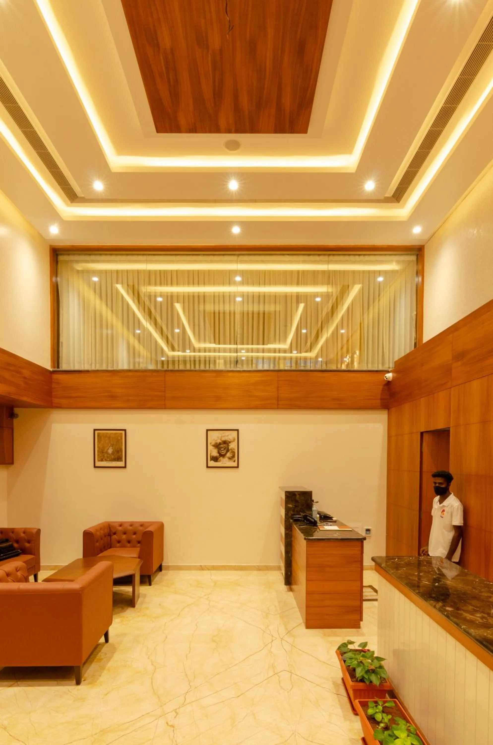 Lobby or reception in Chithara Comforts