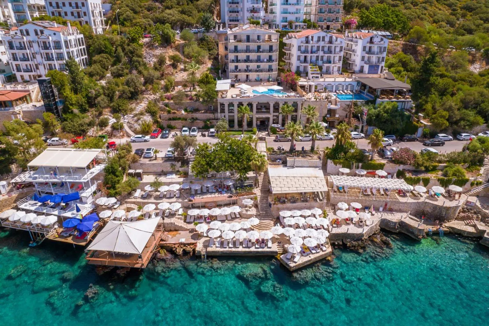 Bird's eye view in Hera Hotel