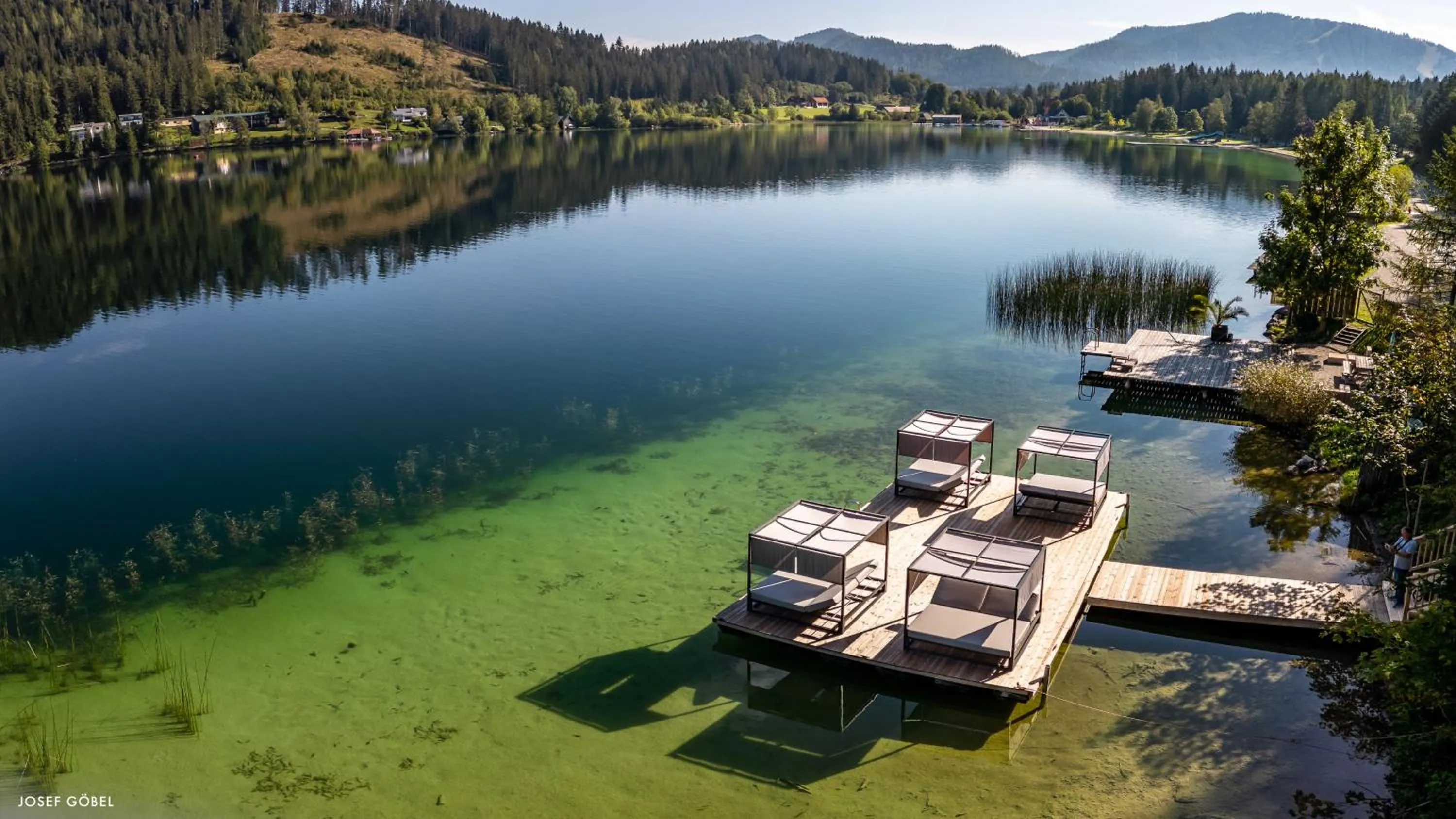 Beach in Hideaway Hotel Montestyria Chalets & Suiten