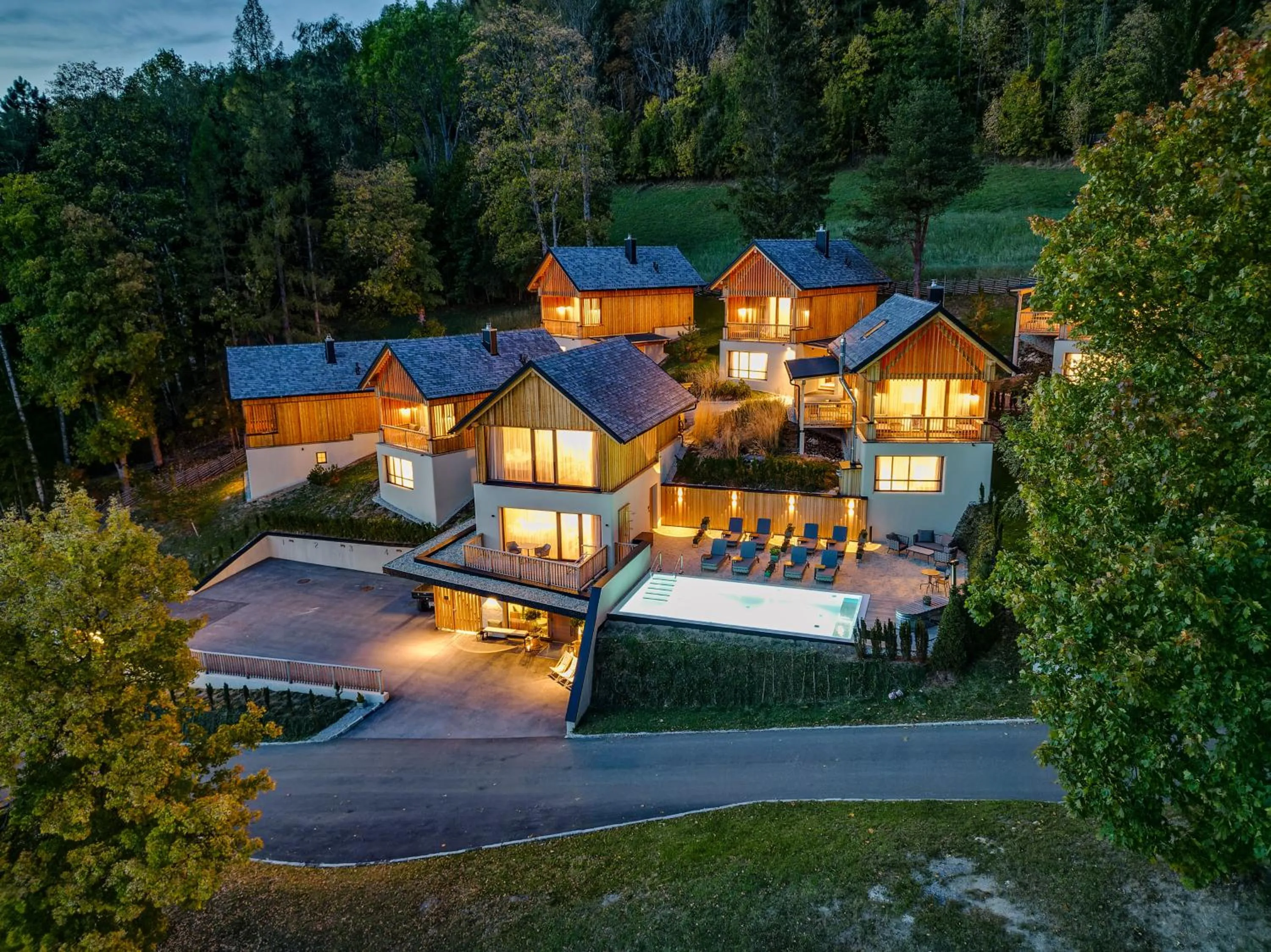 Property building in Hideaway Hotel Montestyria Chalets & Suiten