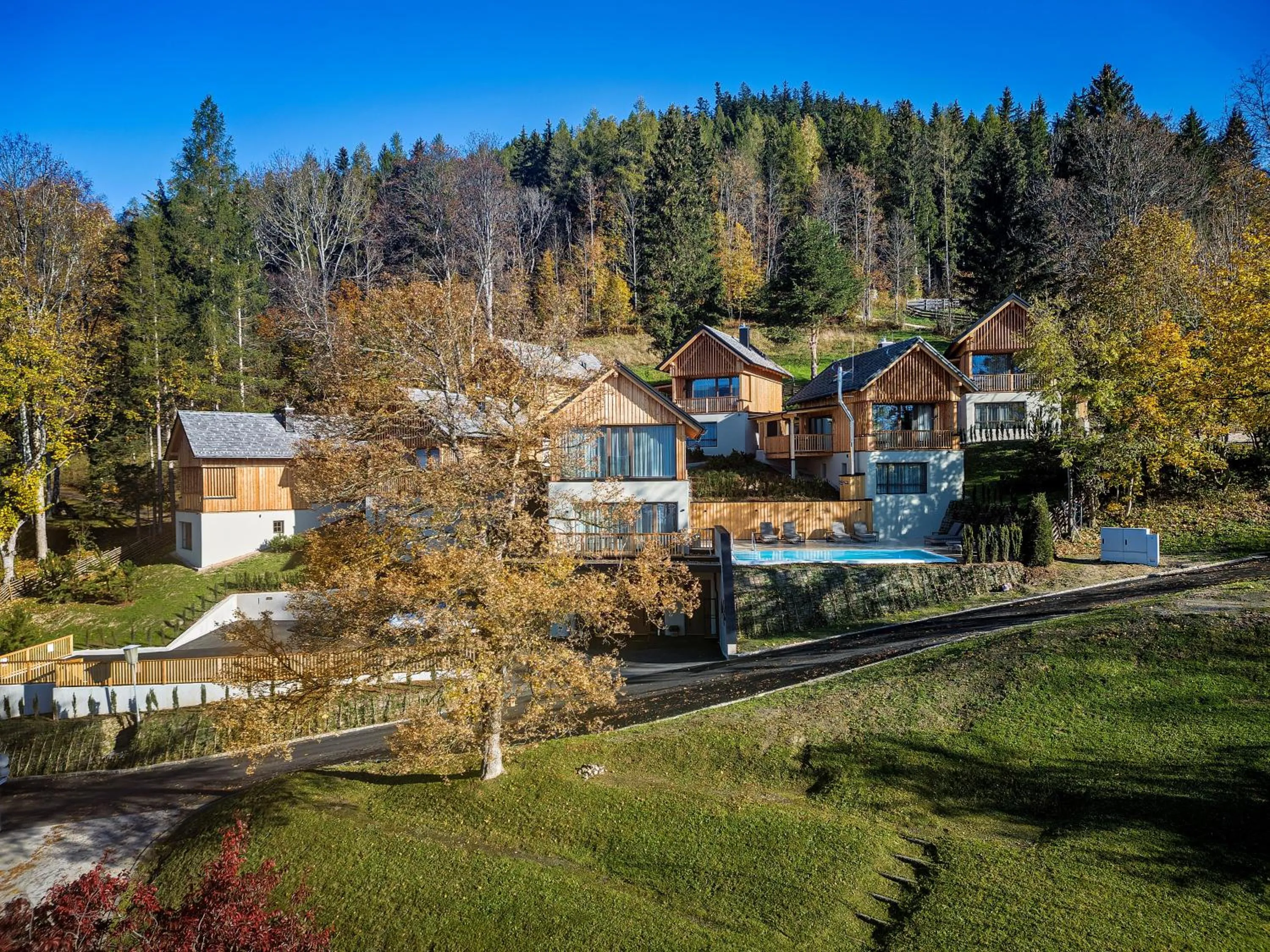 Property building in Hideaway Hotel Montestyria Chalets & Suiten