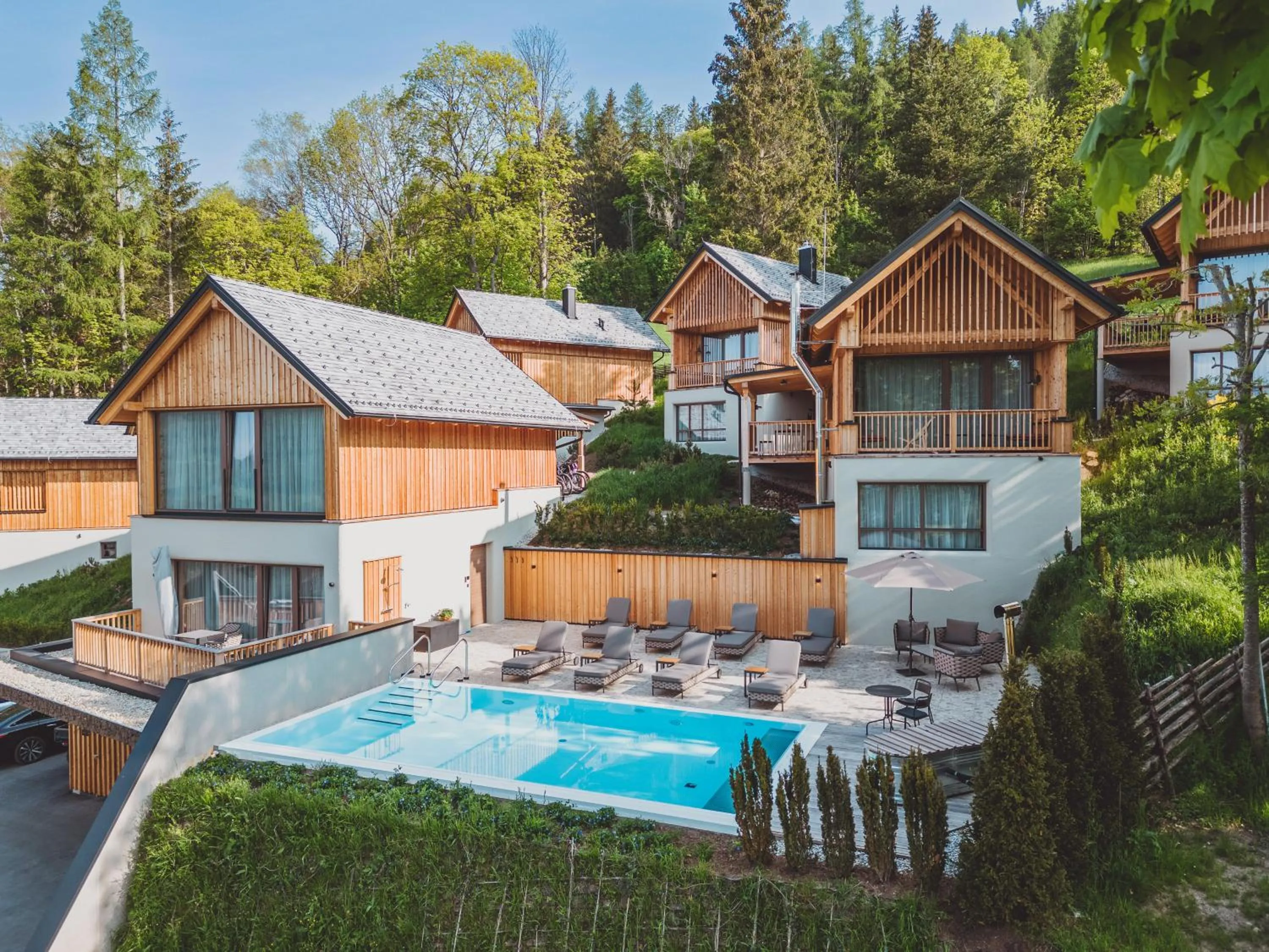 Property building in Hideaway Hotel Montestyria Chalets & Suiten