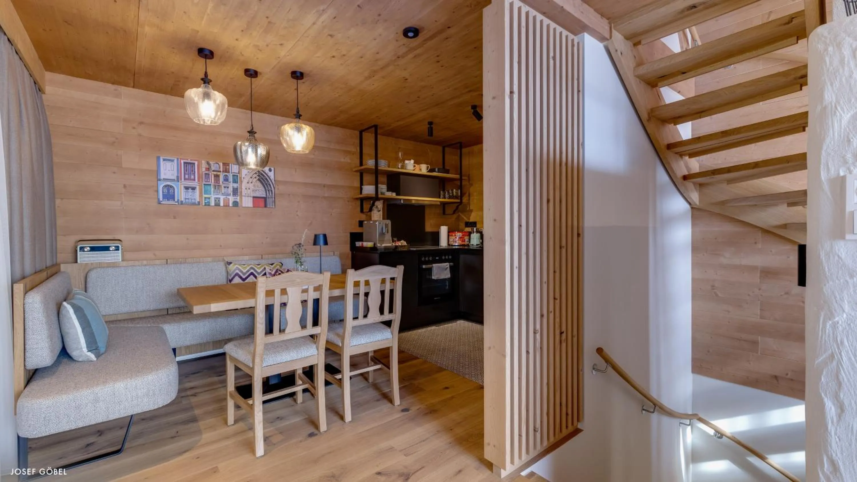 Living room in Hideaway Hotel Montestyria Chalets & Suiten