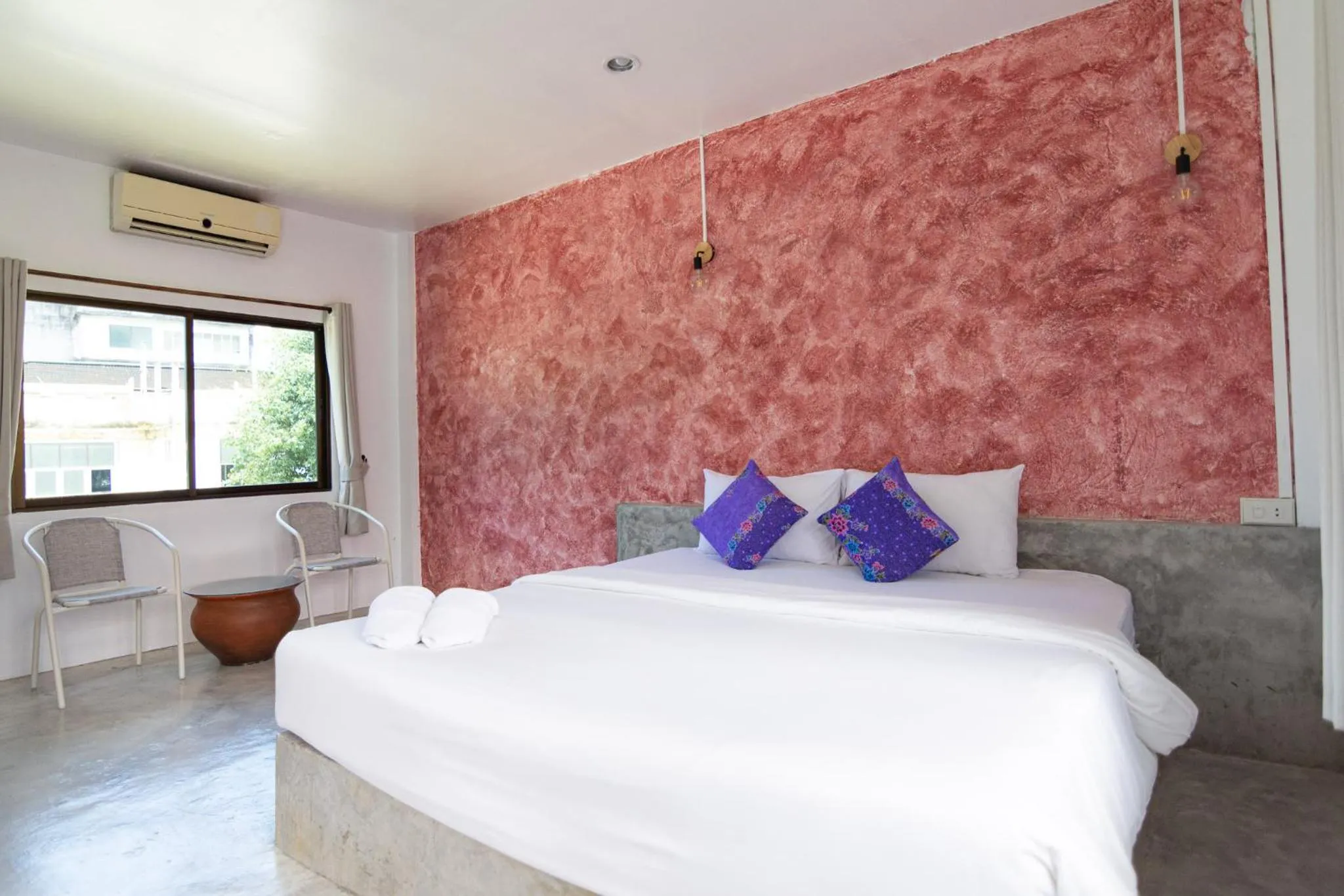 Bed in THANSILA Resort