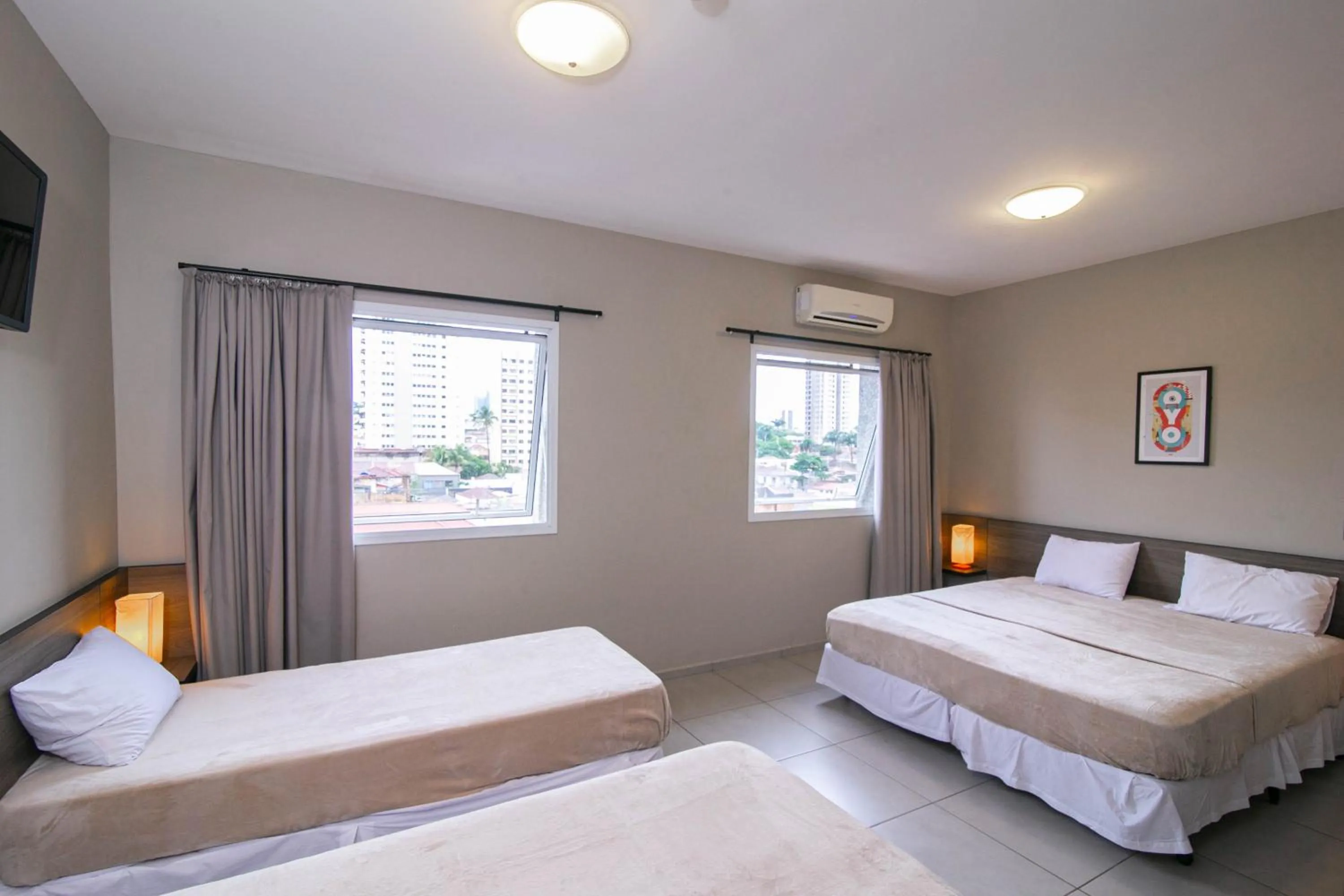 Bed in I-Hotel Piracicaba