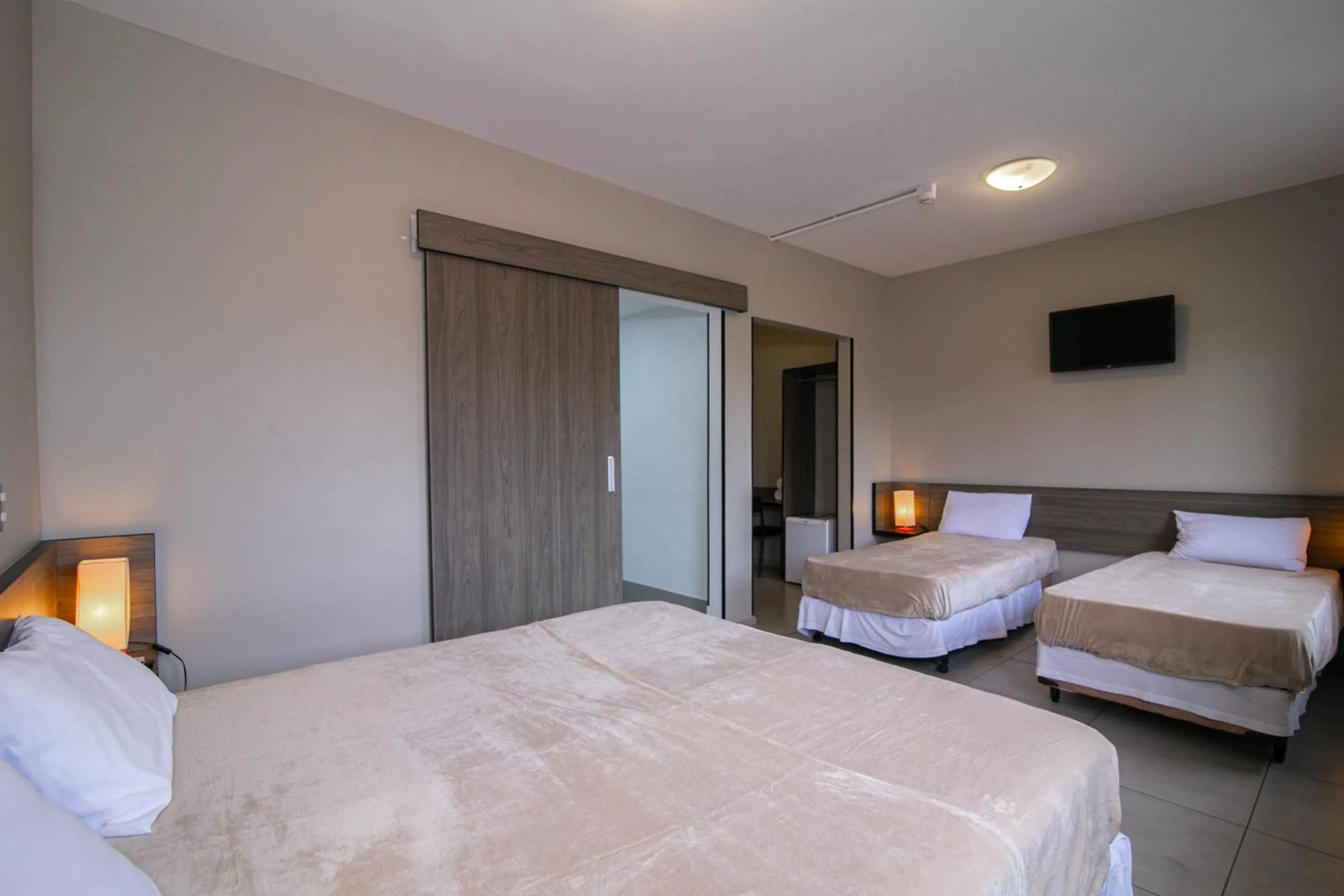 Bed in I-Hotel Piracicaba