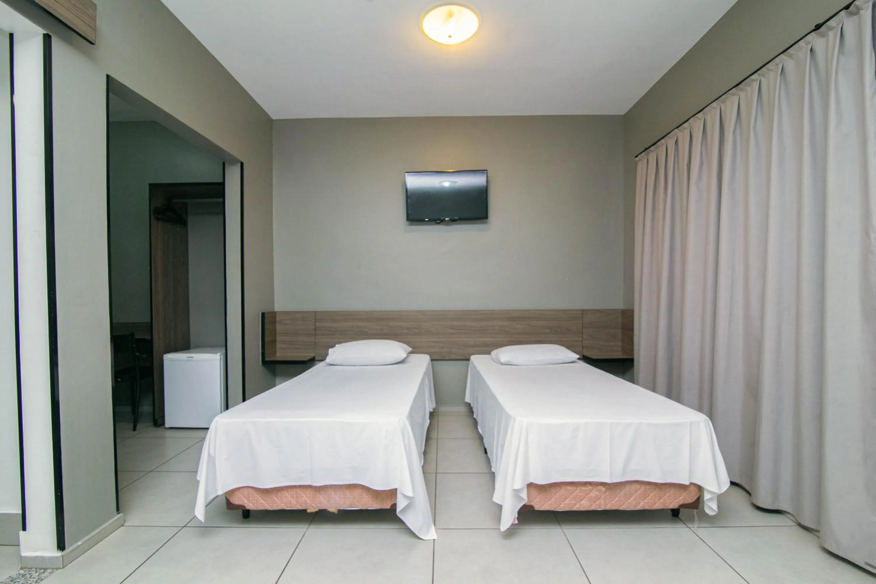 Bed in I-Hotel Piracicaba