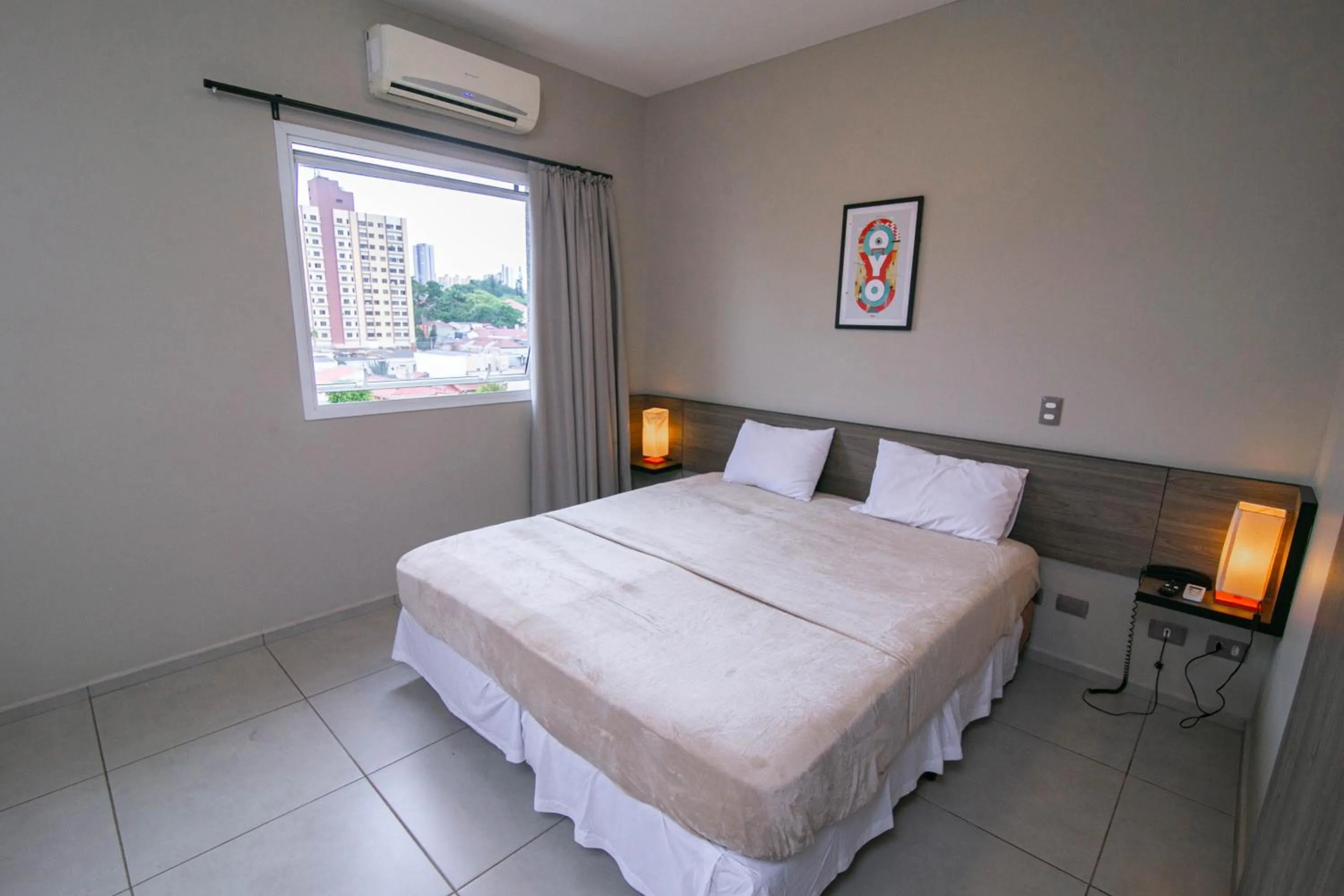 Bed in I-Hotel Piracicaba