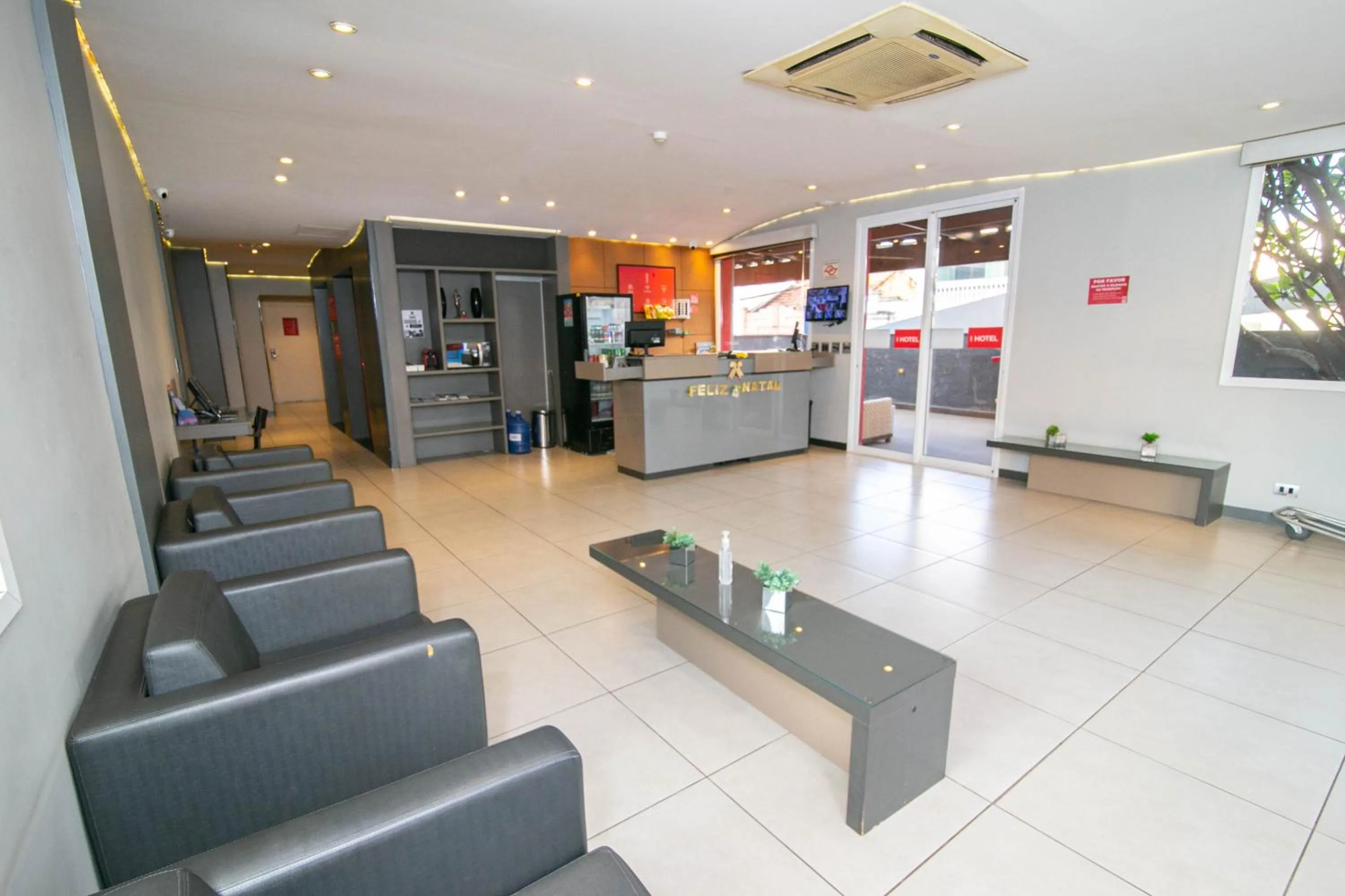 Lobby or reception in I-Hotel Piracicaba