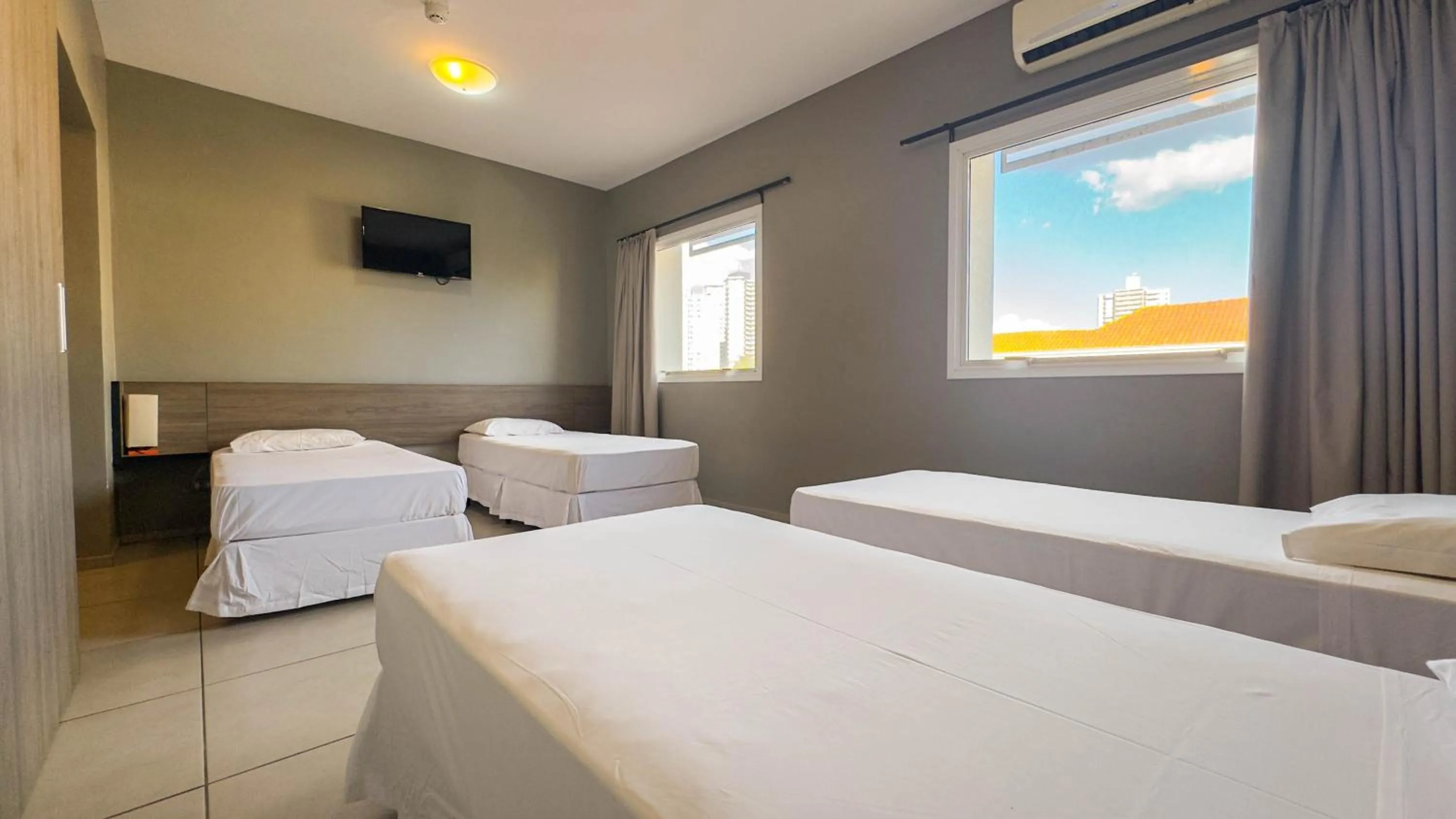 Bed in I-Hotel Piracicaba