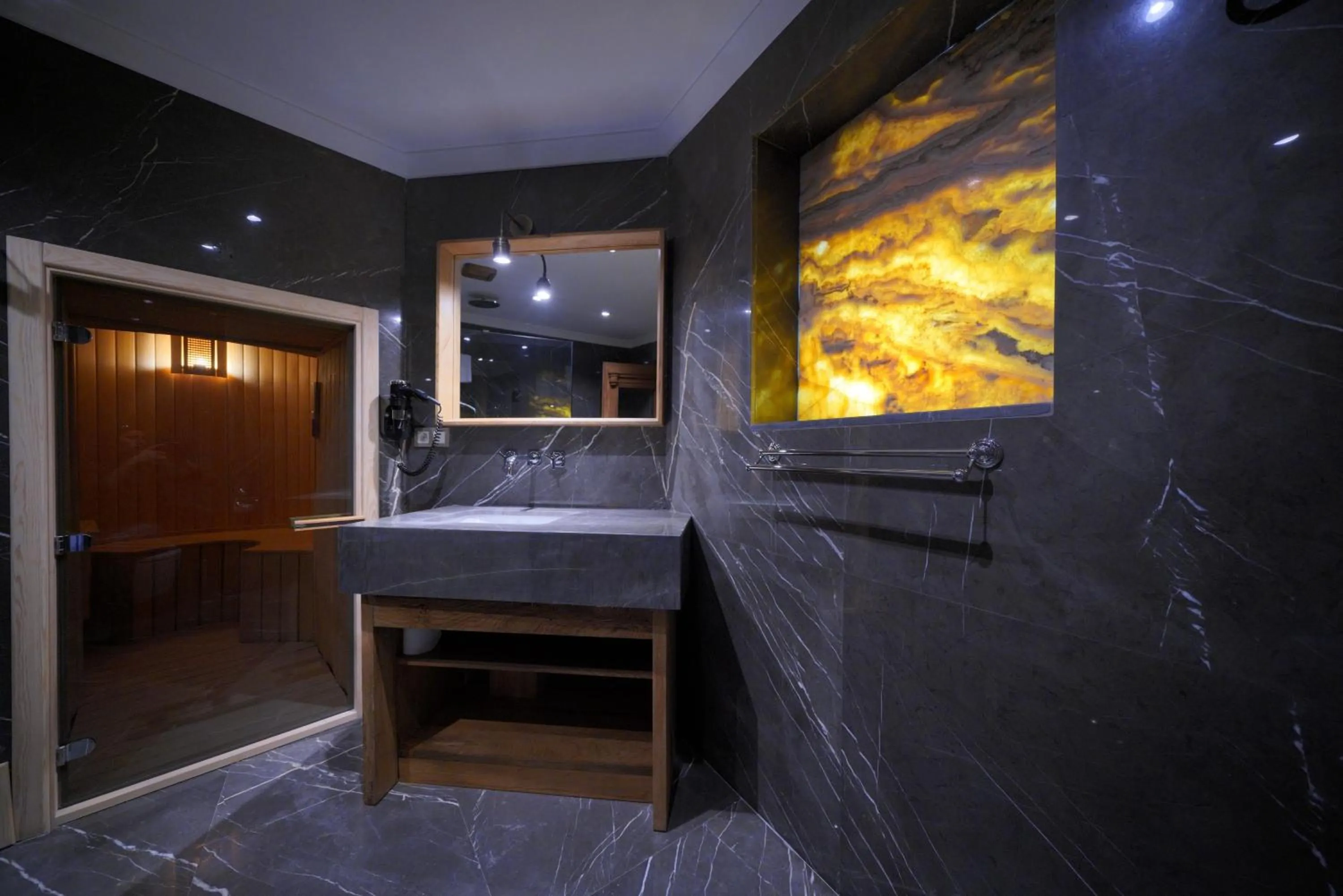 Sauna in Kappadoks Cave Hotel