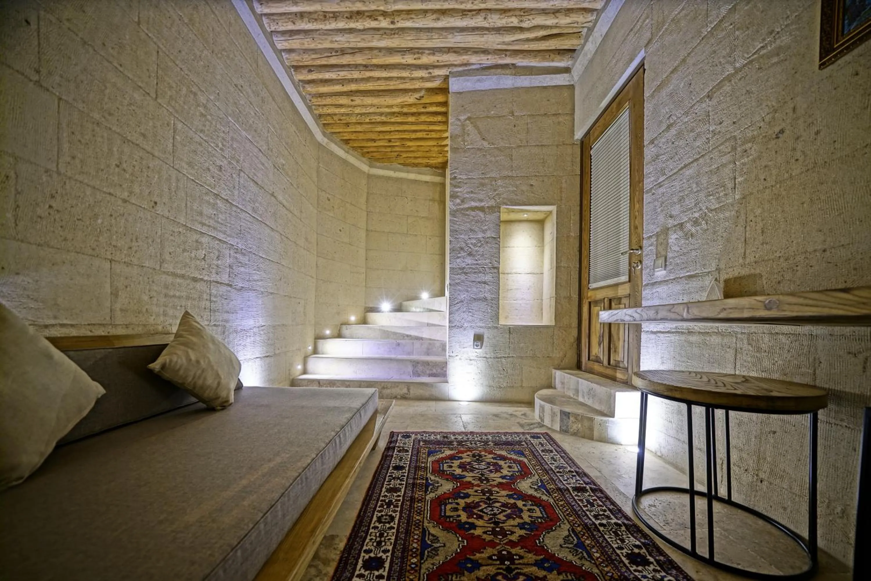 Living room in Kappadoks Cave Hotel