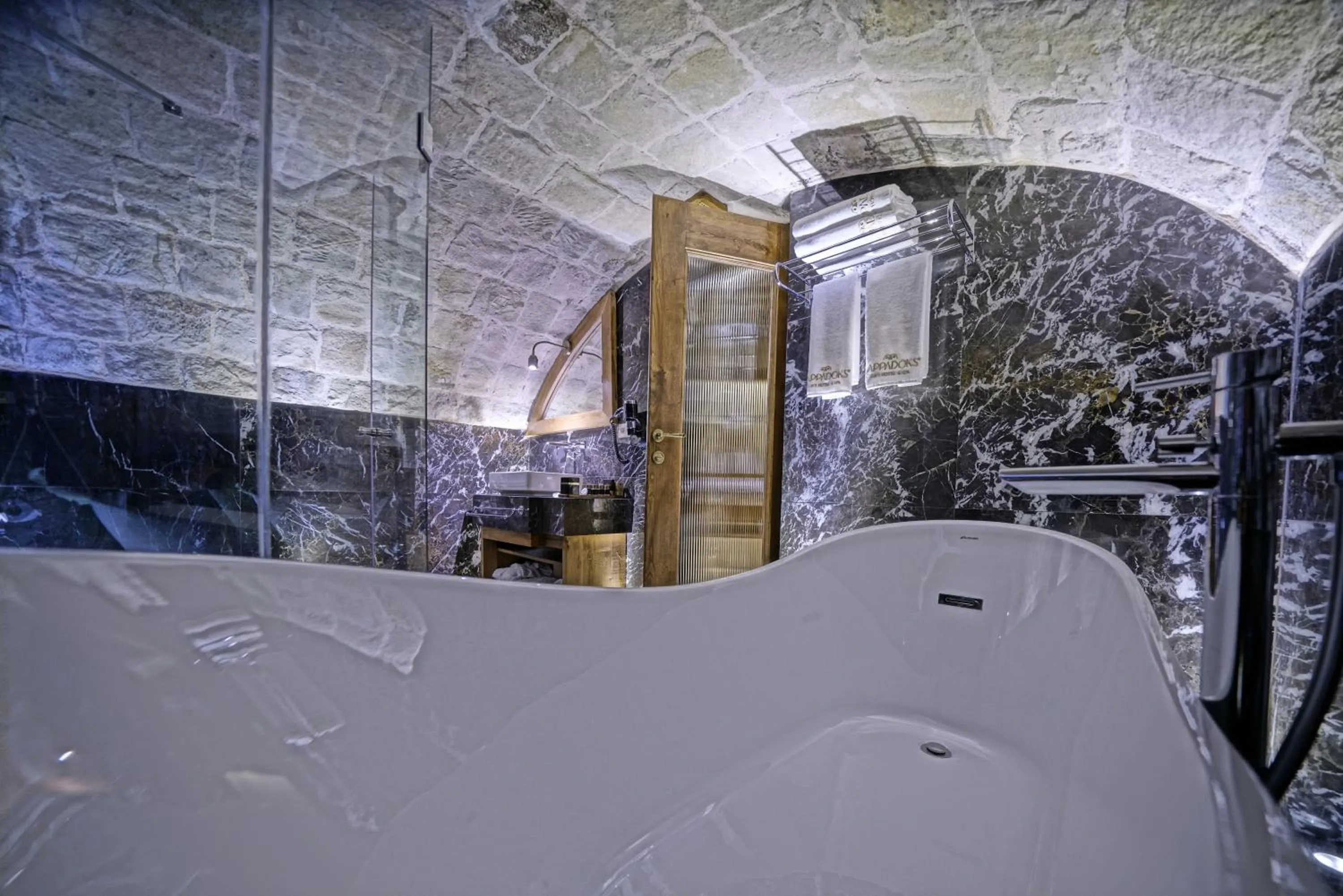 Bathroom in Kappadoks Cave Hotel