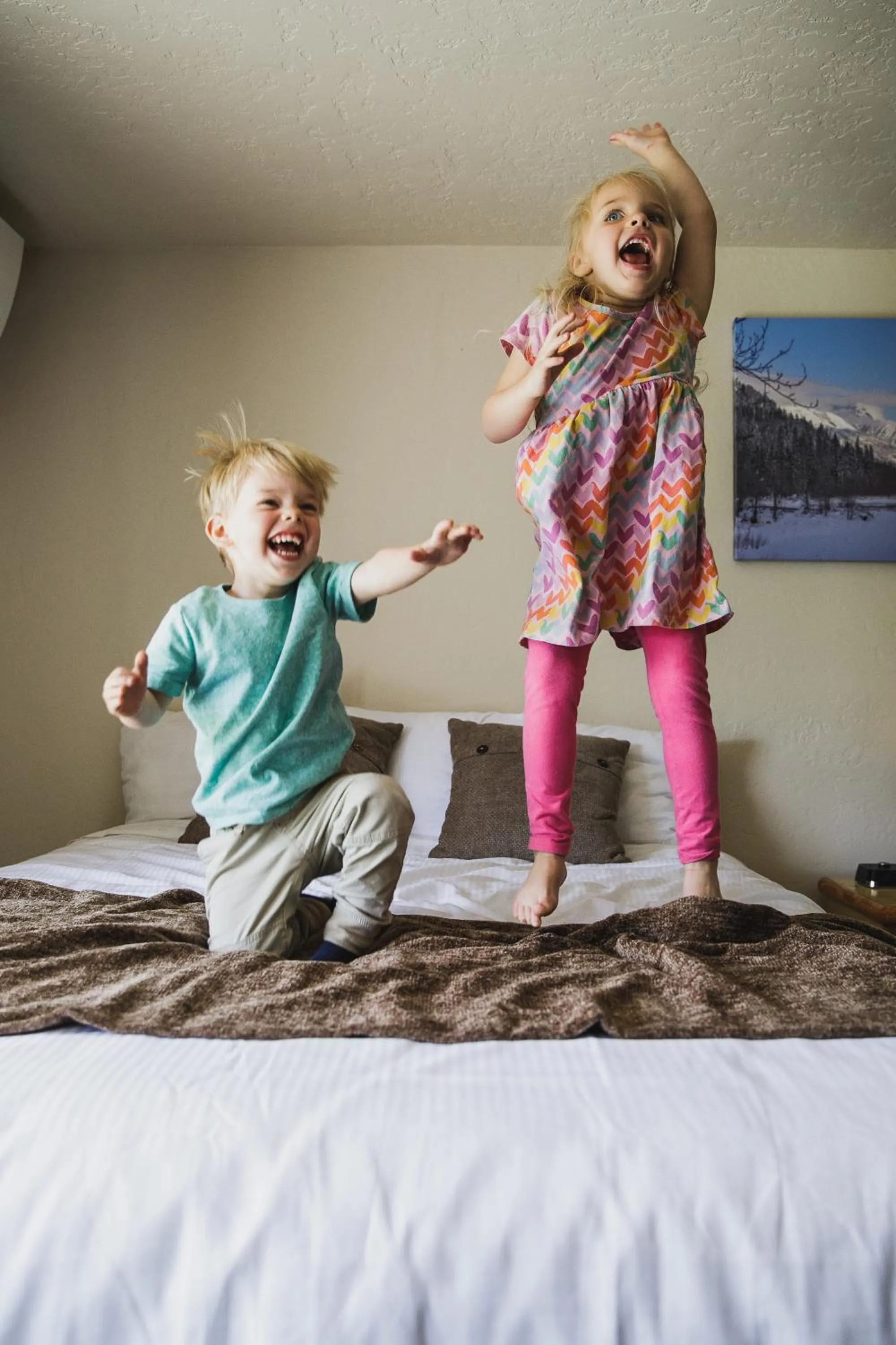 Bedroom, Bed in Ninepipes Lodge