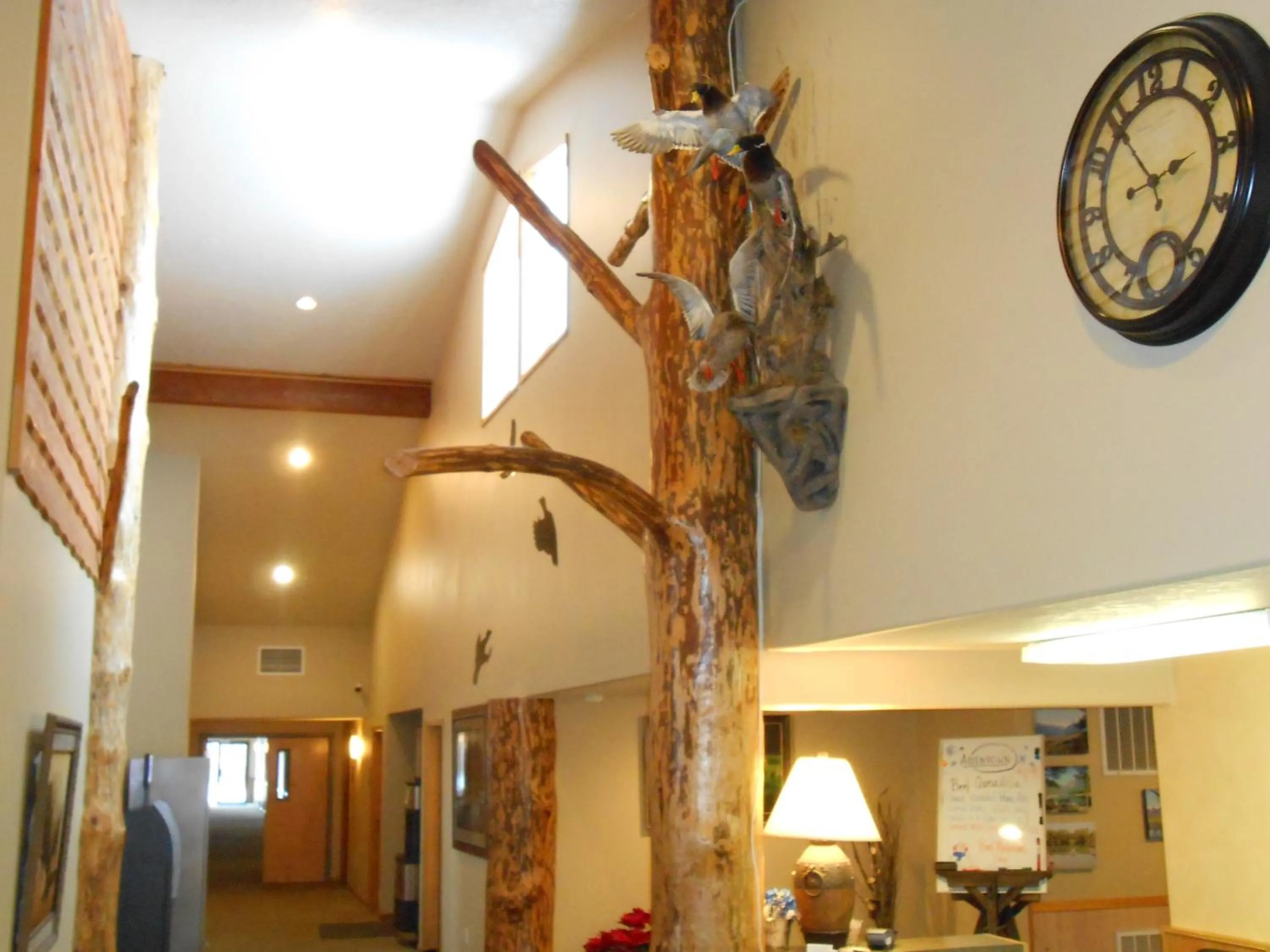 Decorative detail in Ninepipes Lodge