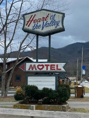 Property logo or sign in Heart of the Valley Motel