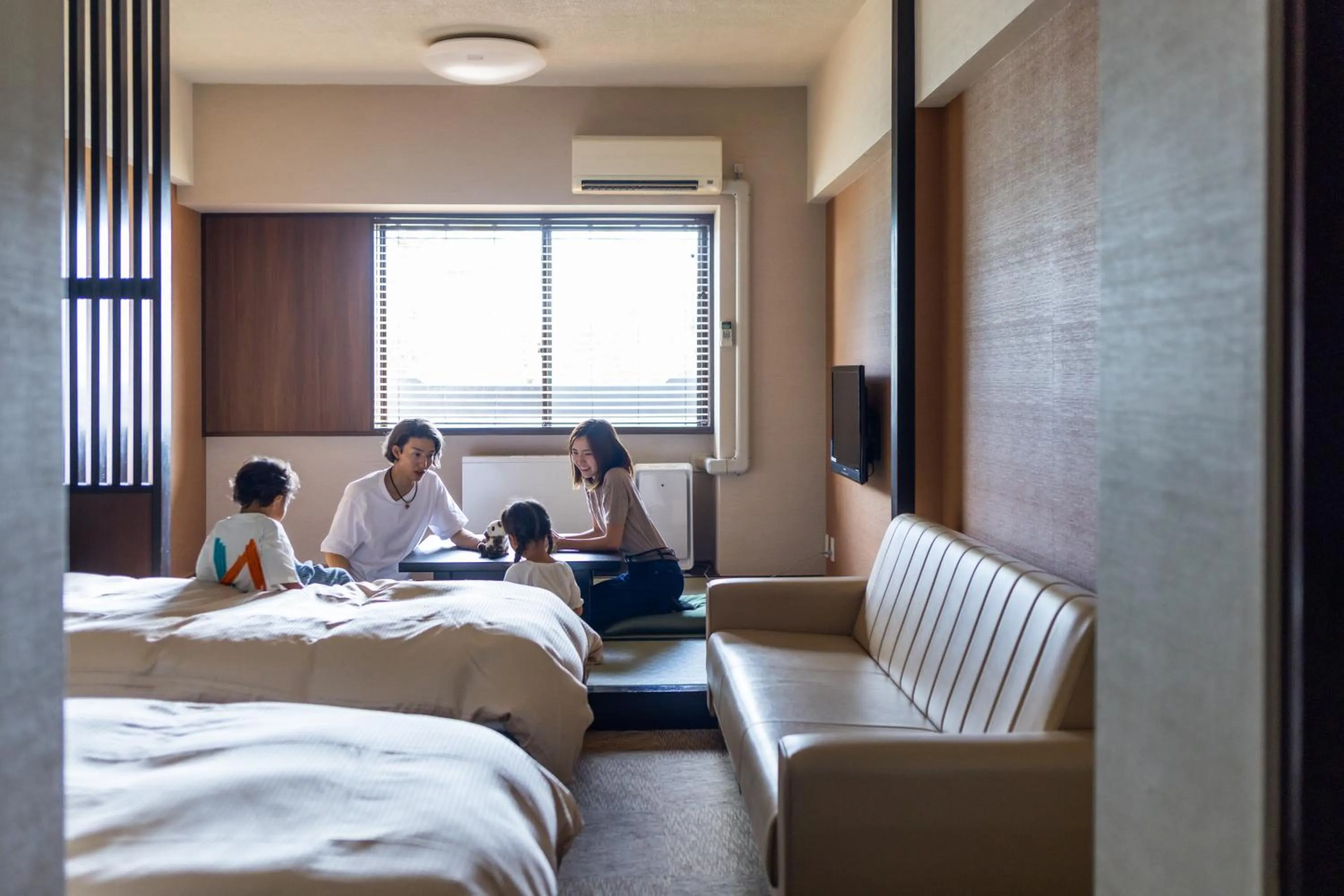 People, Bed in Hotel Alpen Blick