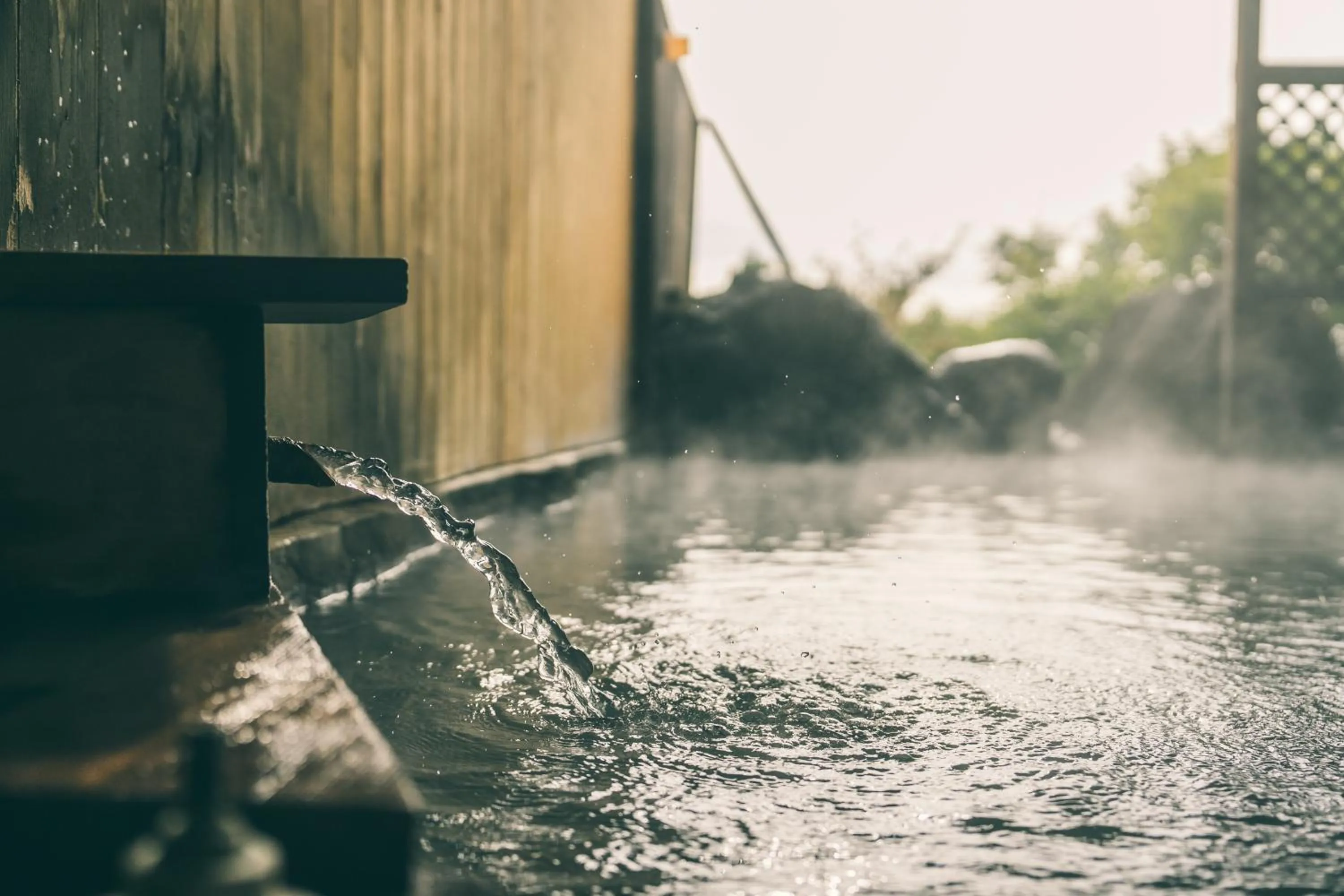Hot Spring Bath in Hotel Alpen Blick