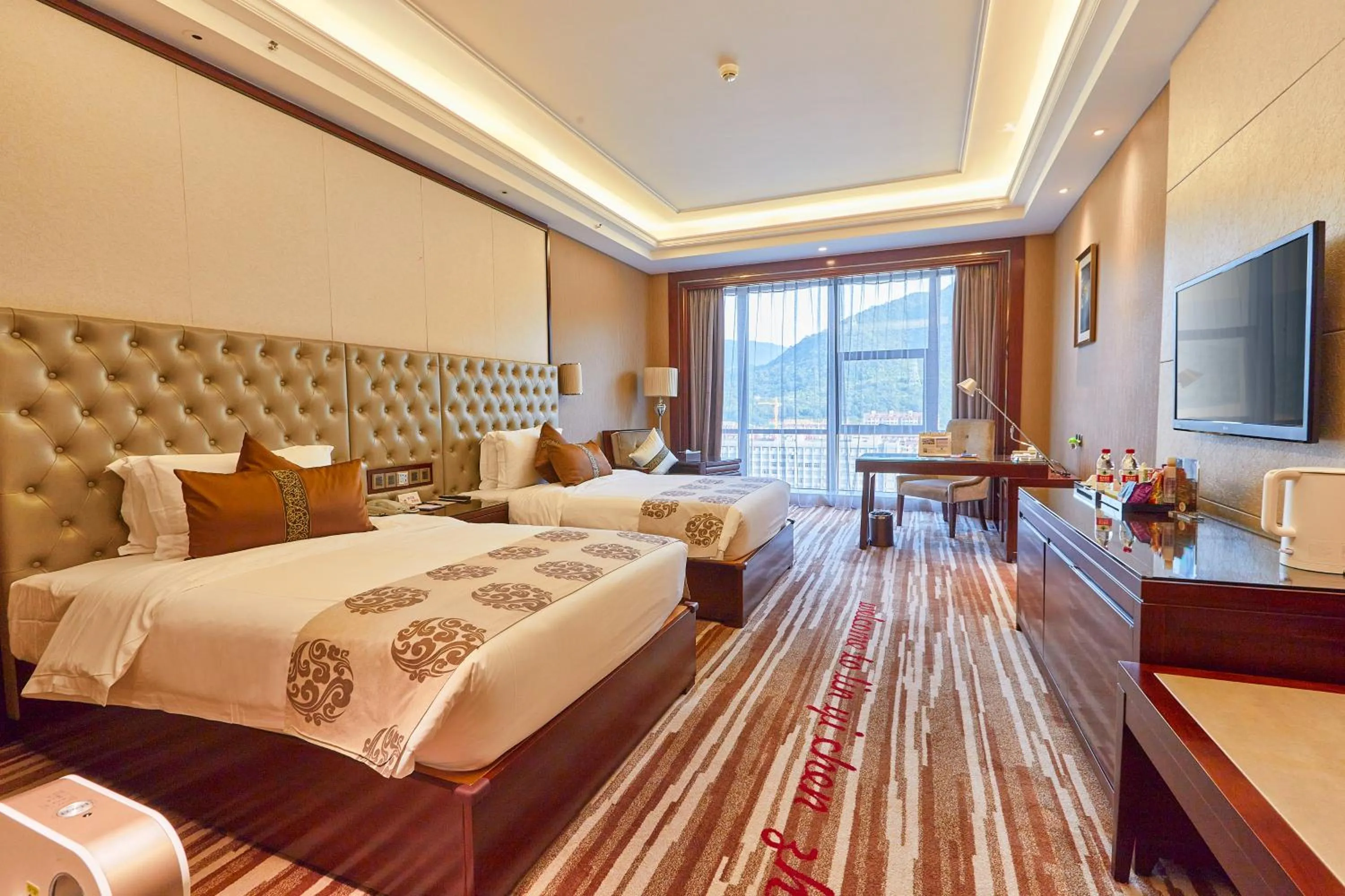 Bed in Wyndham Grand Plaza Royale Chenzhou