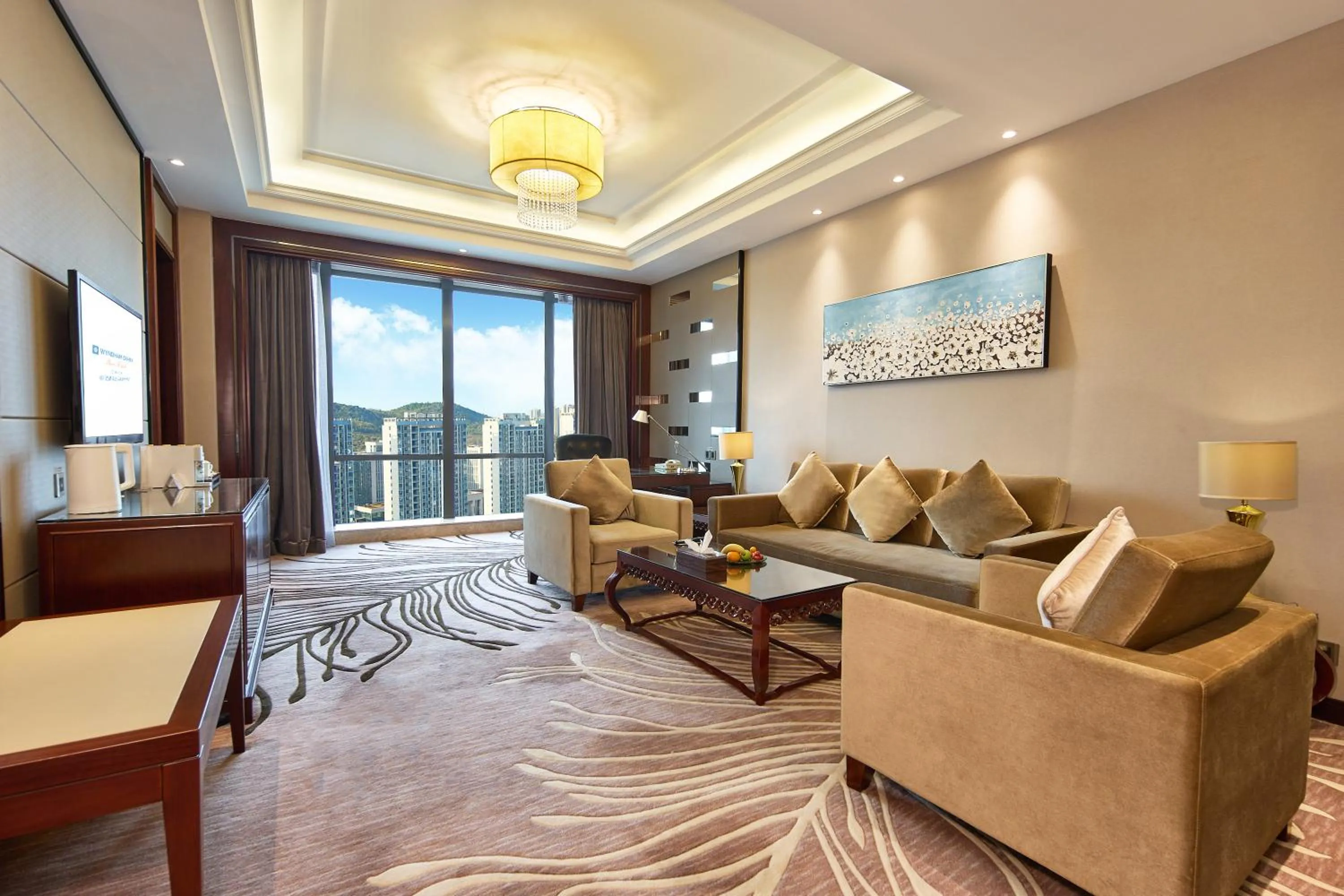 Living room in Wyndham Grand Plaza Royale Chenzhou