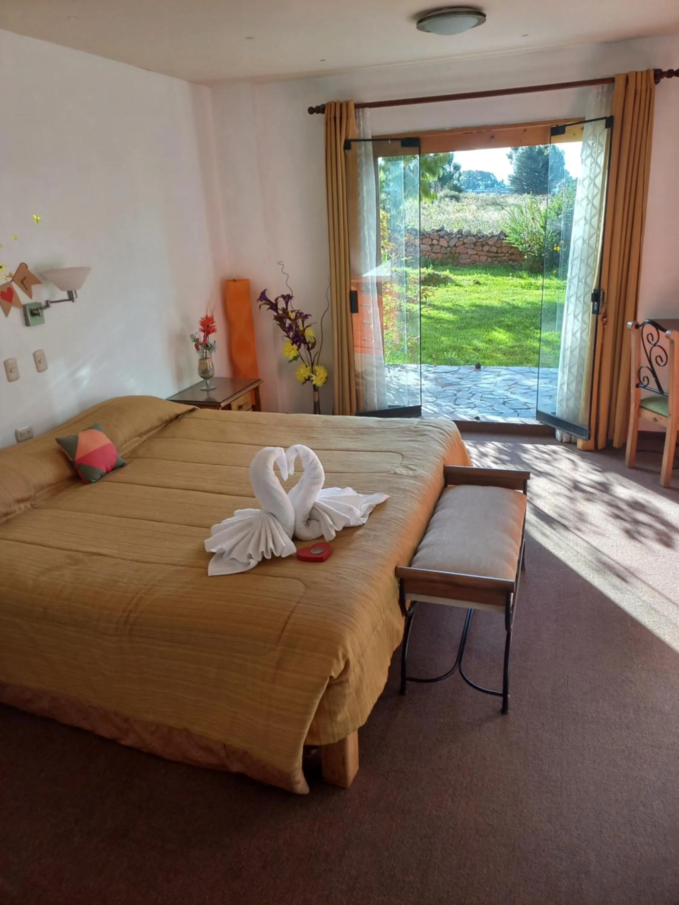 Bed in Hotel Pumakala