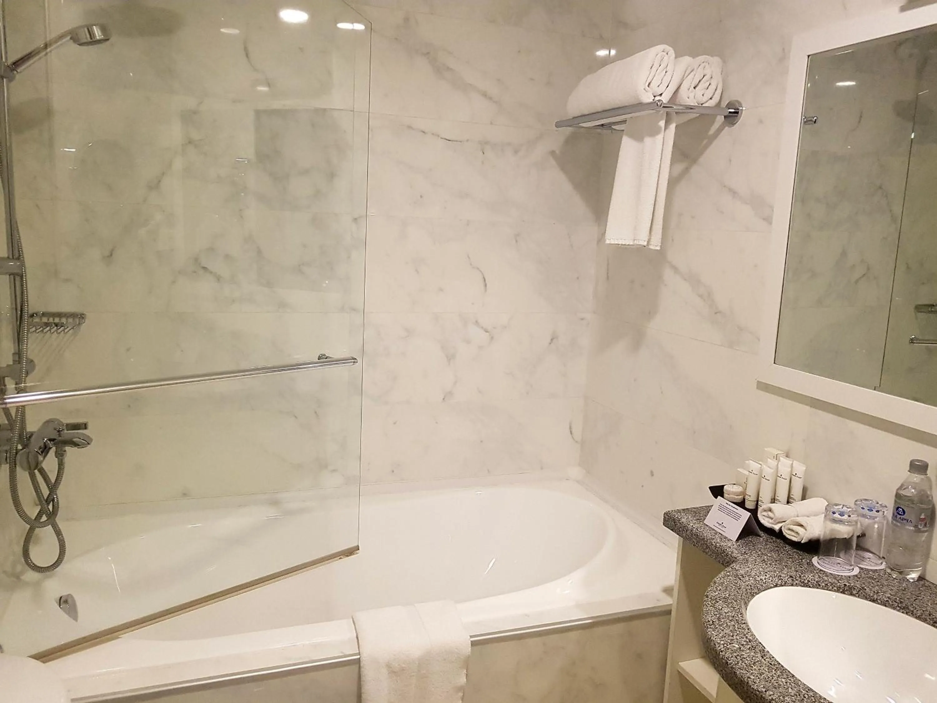 Bathroom in Ramada by Wyndham Bishkek Centre