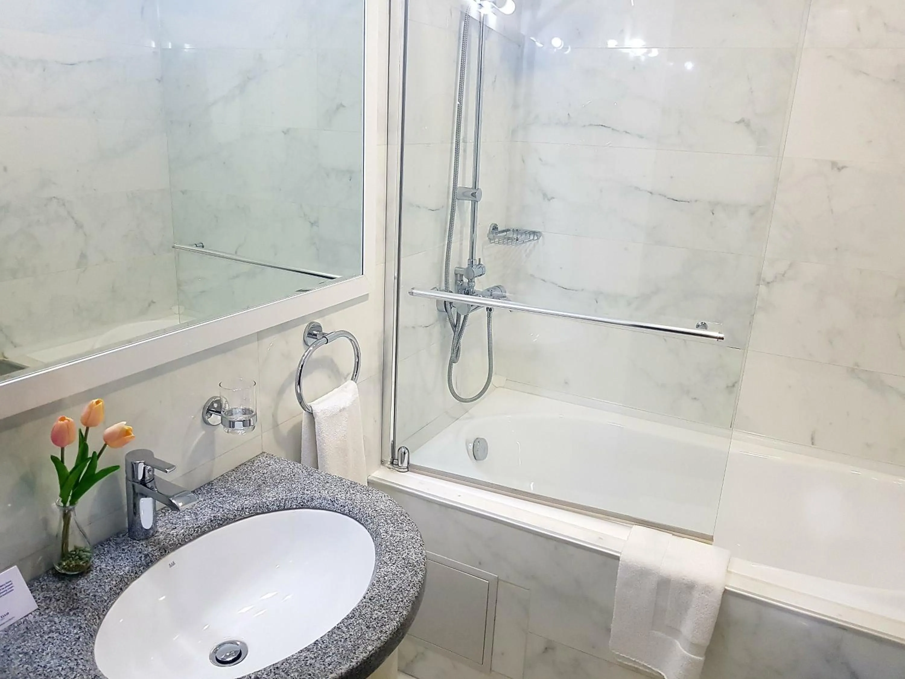 Bathroom in Ramada by Wyndham Bishkek Centre