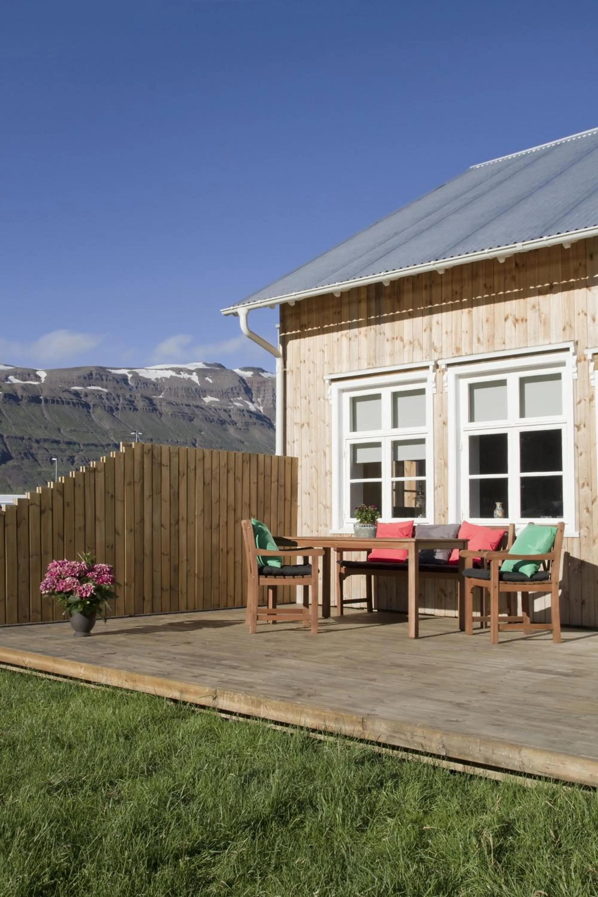 Patio in Lónsleira Apartments