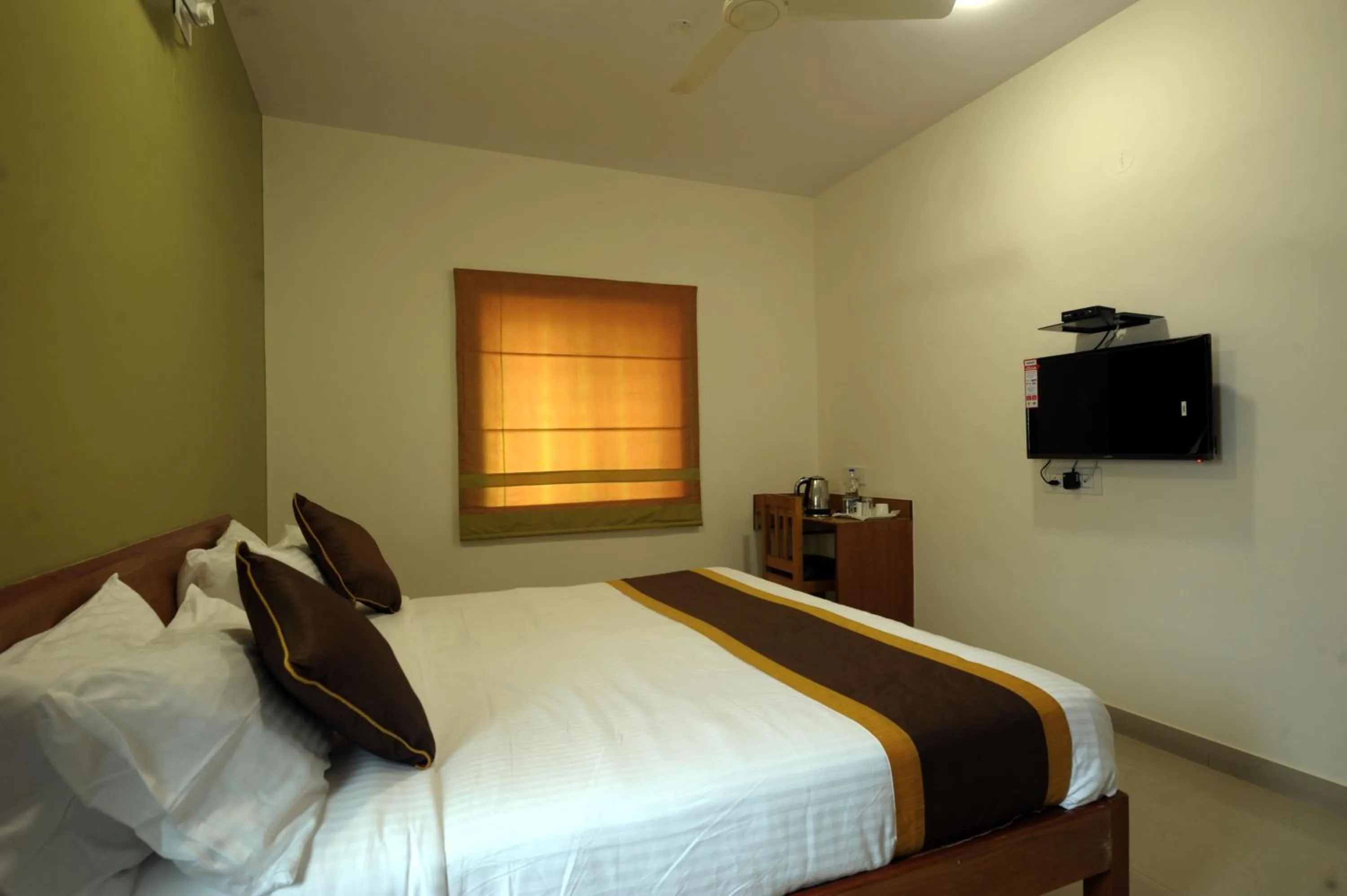 TV and multimedia, Bed in Airport Bliss Boutique Hotel Near Kempegowda International Airport Bangalore