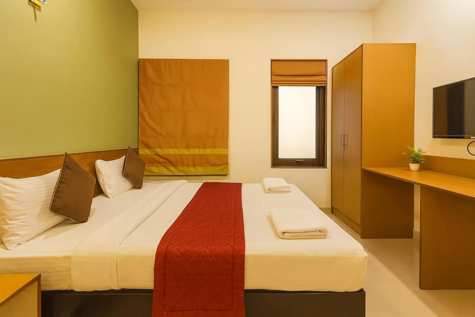 Bedroom, Bed in Airport Bliss Boutique Hotel Near Kempegowda International Airport Bangalore
