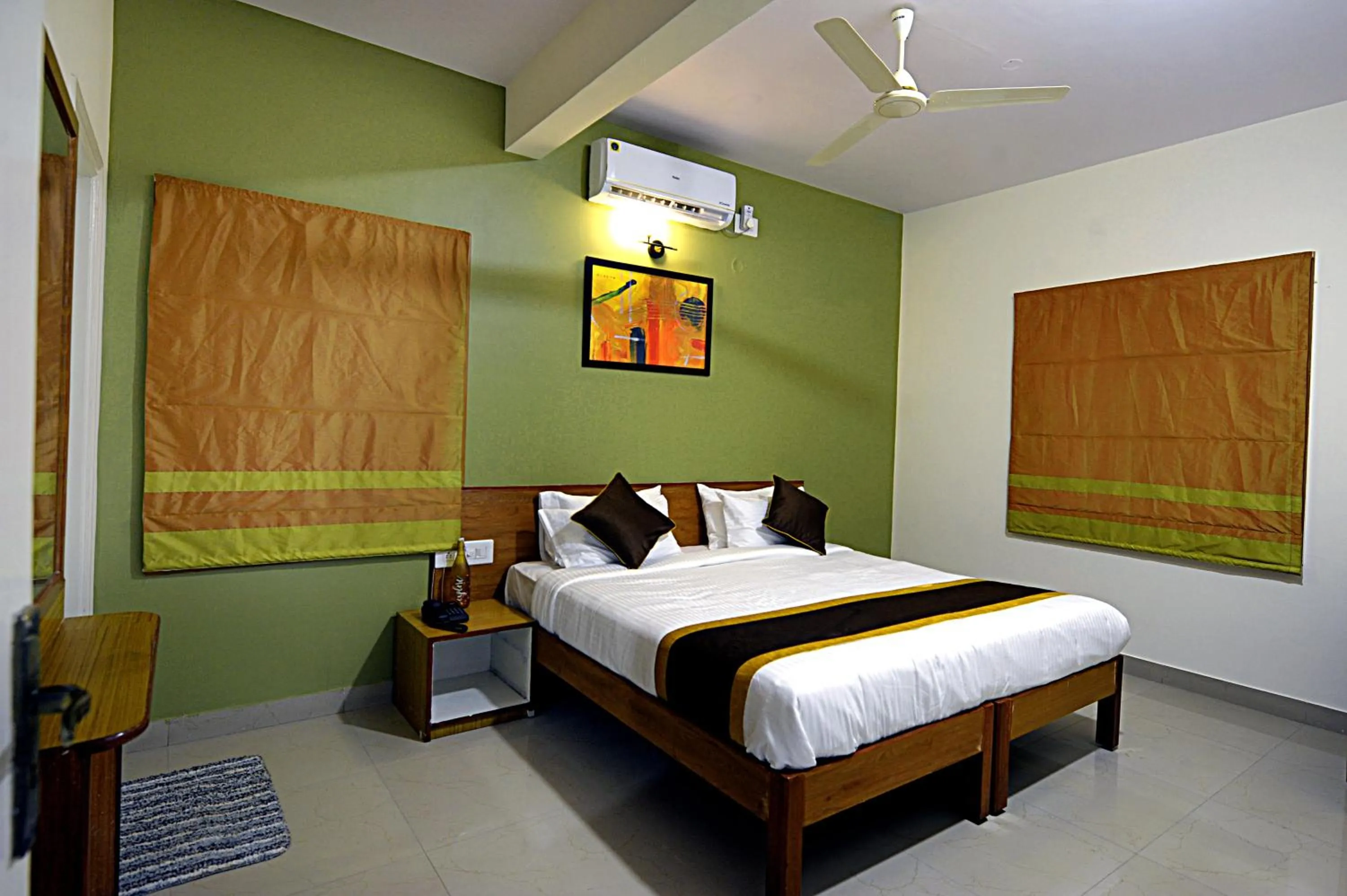 Bed in Airport Bliss Boutique Hotel Near Kempegowda International Airport Bangalore